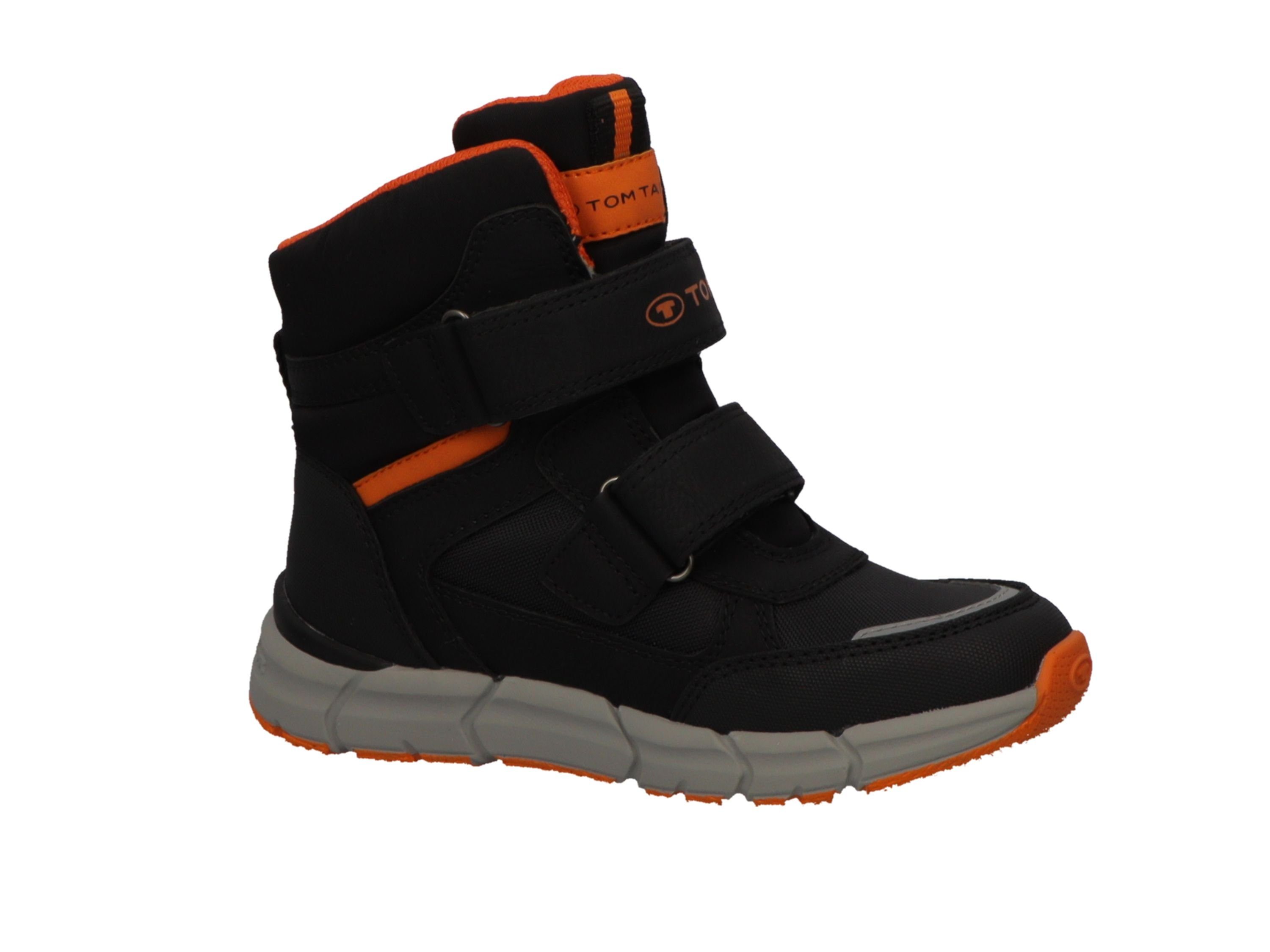 Stiefel black-orange mit Tom TOM TAILOR Warmfutter Tailor Kids Jungen Stiefel für