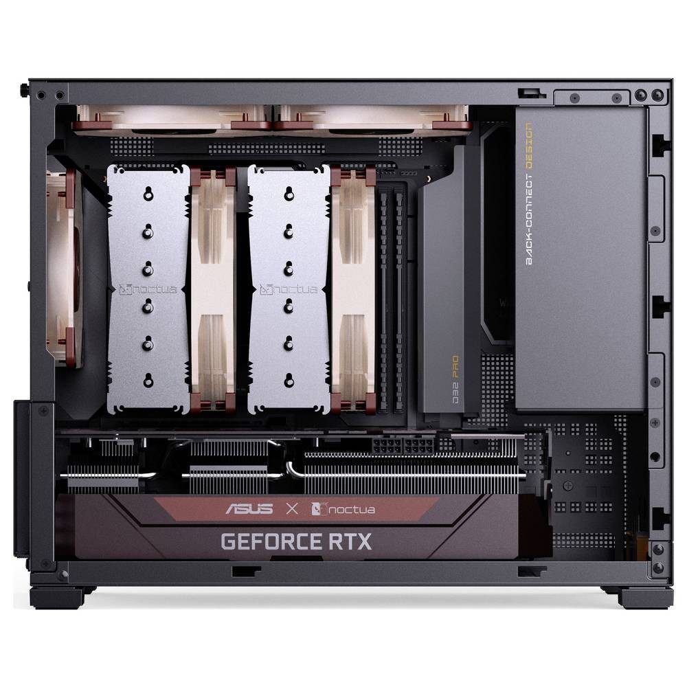 Jonsbo PC-Gehäuse Gehäuse, Gaming-Gehäuse, PC-Gehäuse D32 PRO MESH BLACK