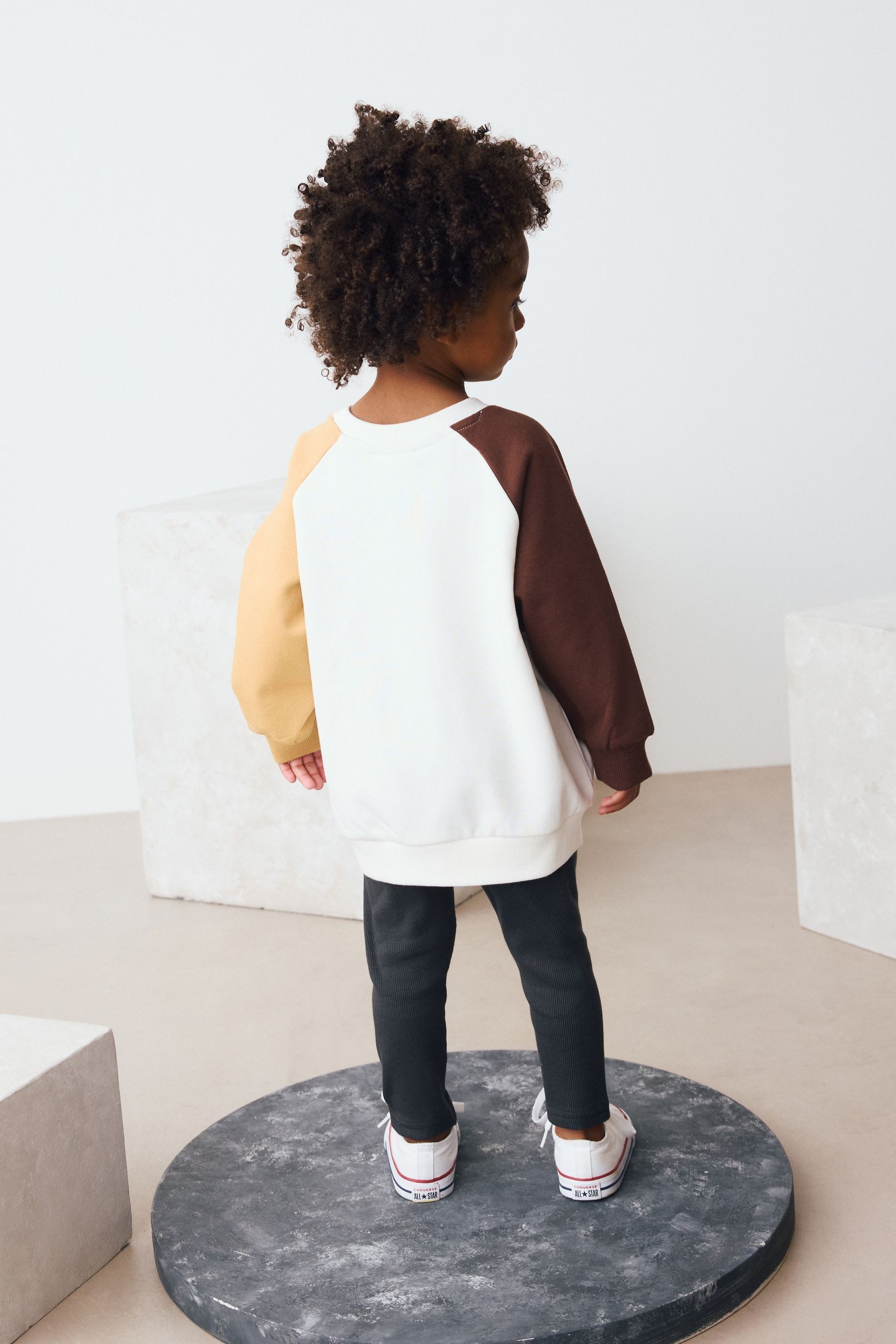 Next Sweatanzug Rundhals-Sweatshirt und Leggings, Mickey günstig online kaufen