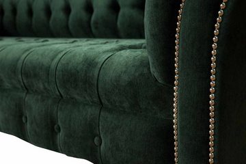 JVmoebel Chesterfield-Sofa, Sofa Chesterfield Couch Dreisitzer Wohnzimmer Klassisch