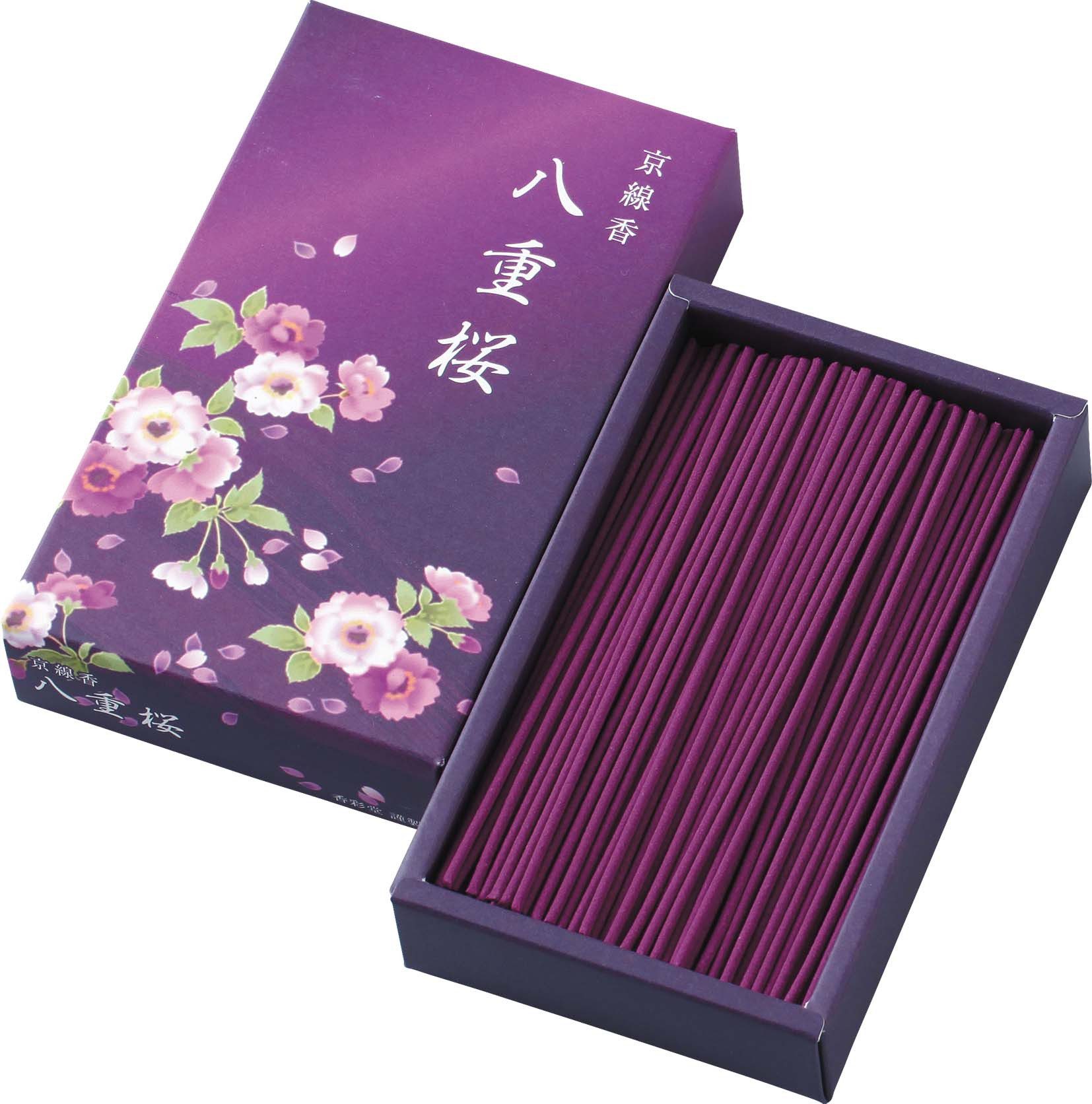 Kousaido Räucherstäbchen Kyoto Räucherstäbchen – Doppelte Kirschblüte - raucharm, ca. 170 St. (1-St)
