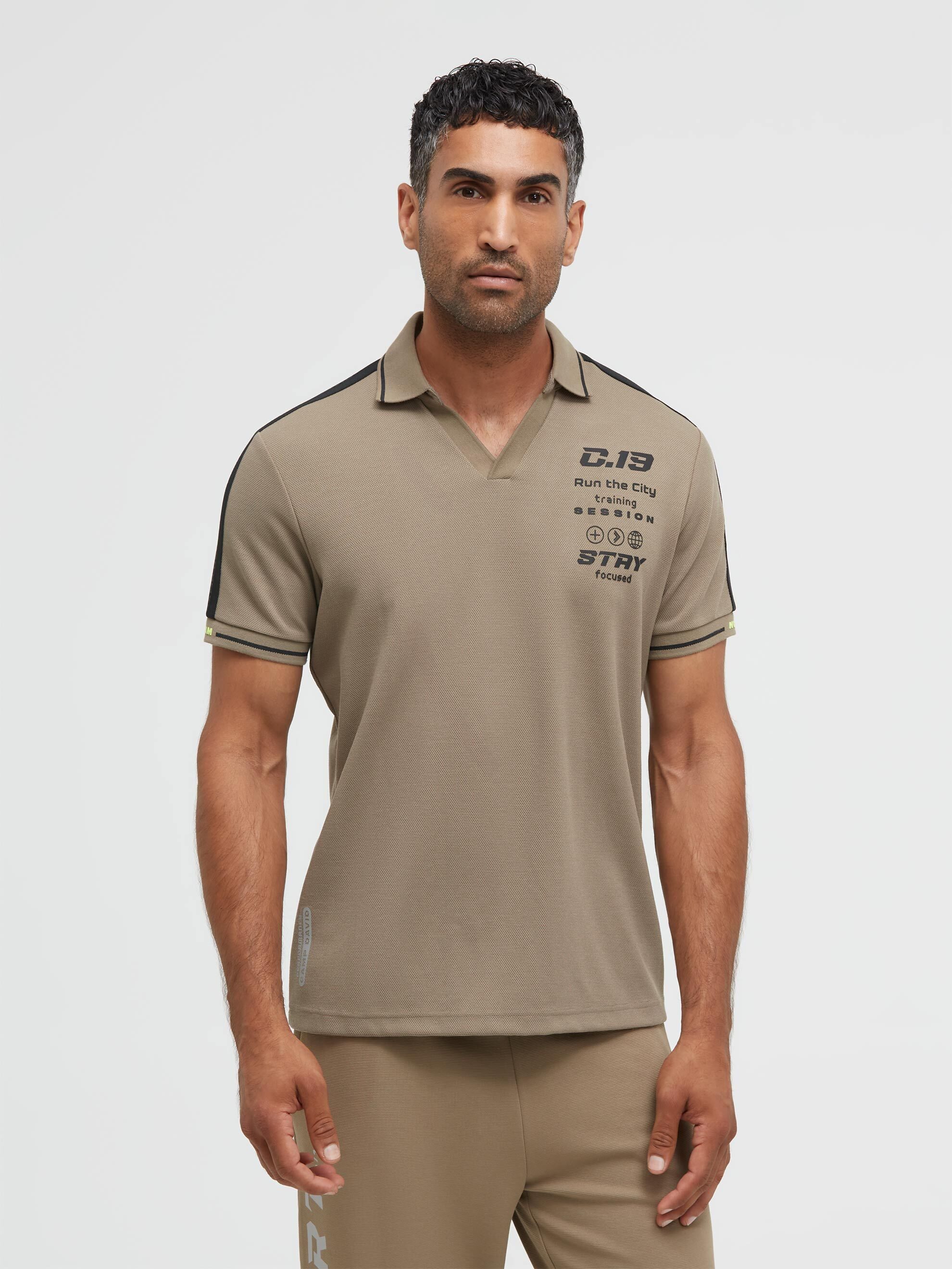 CAMP DAVID Poloshirt mit Print