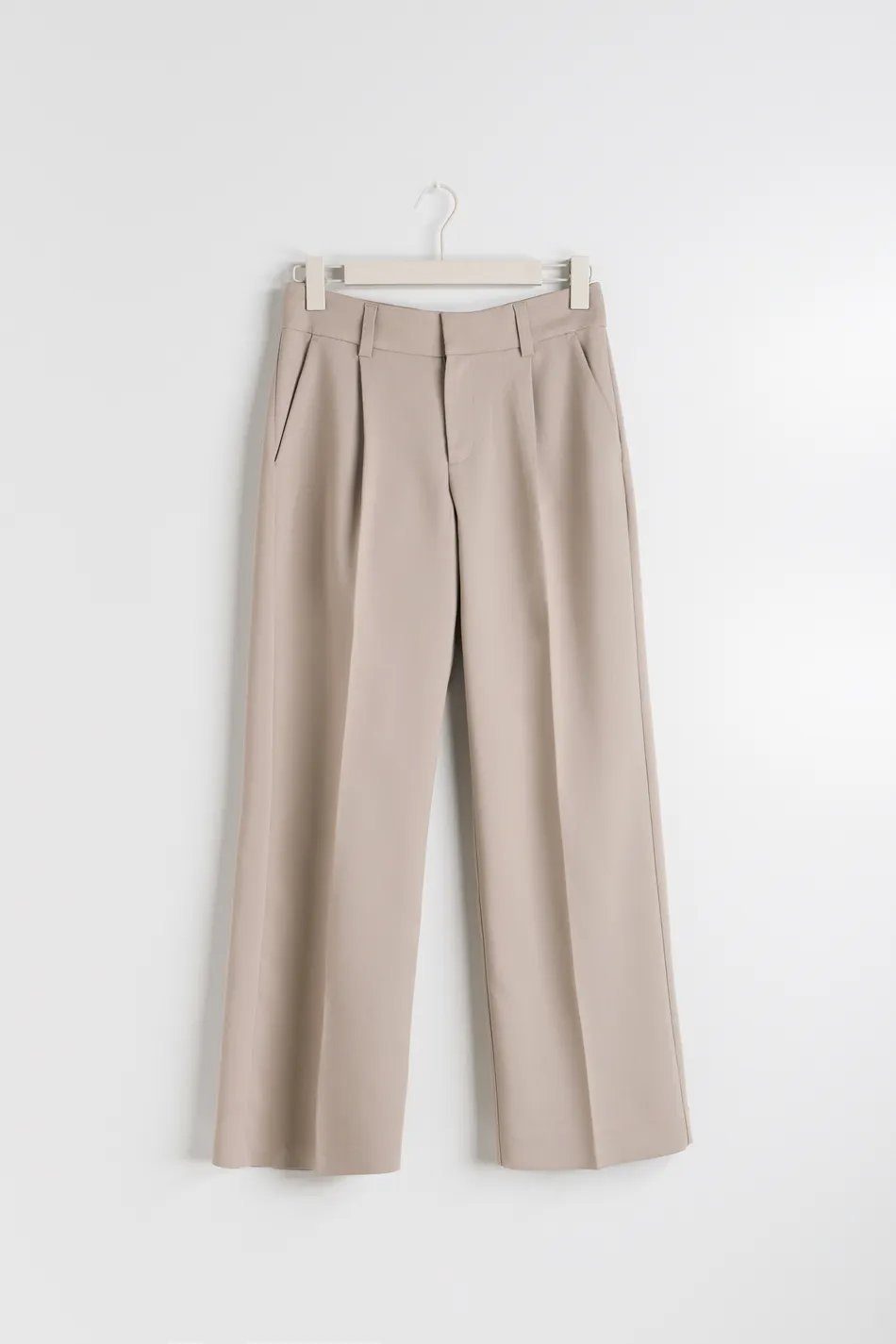 (7954) Tricot Stoffhose Gina Simply taupe