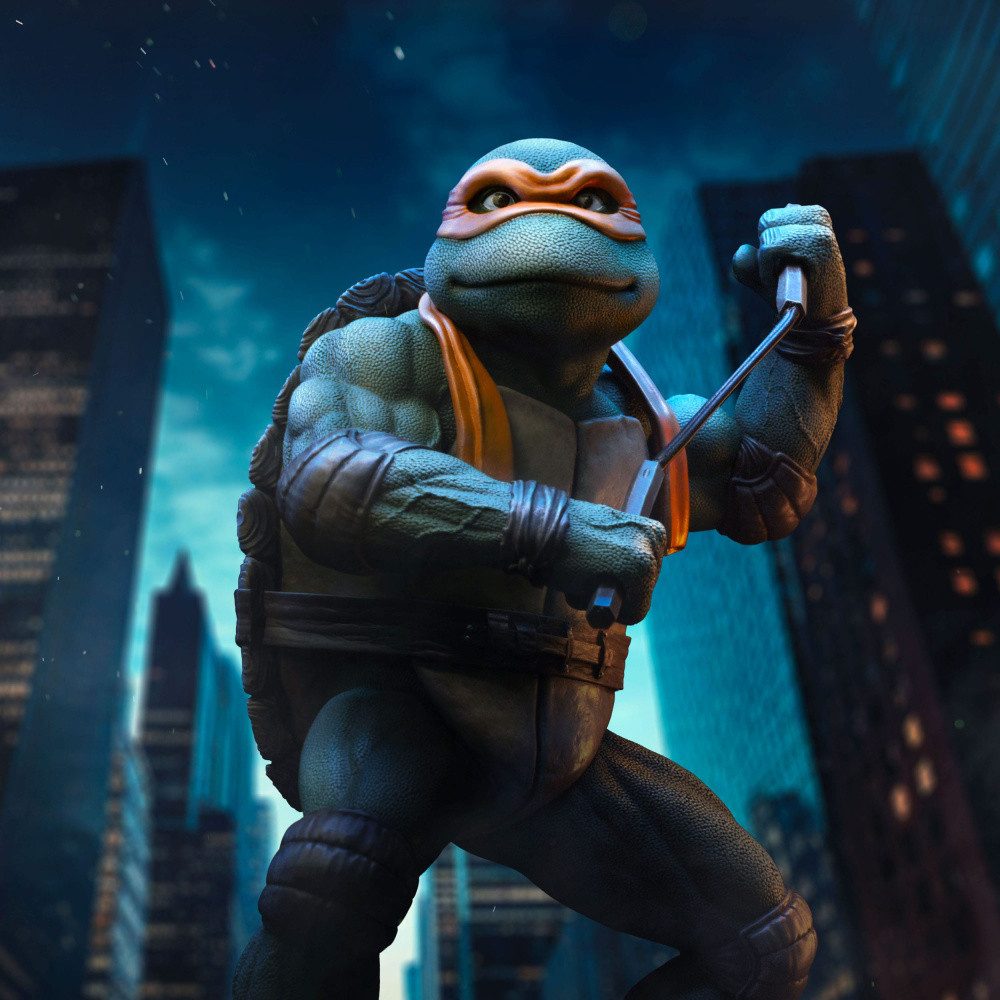 Iron Studios Merchandise-Figur Teenage Mutant Ninja Turtles Art Scale Statue 1/10 Michelangelo 19 cm