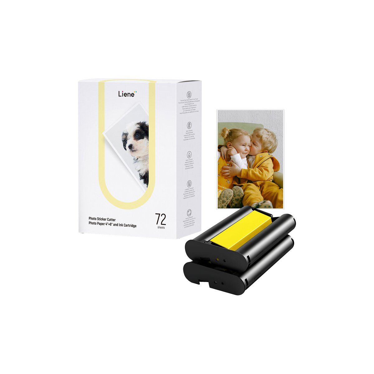 Liene Druckerpapier Liene PixCut Druckerpapier, 4 x 6 Zoll, 72 Blatt