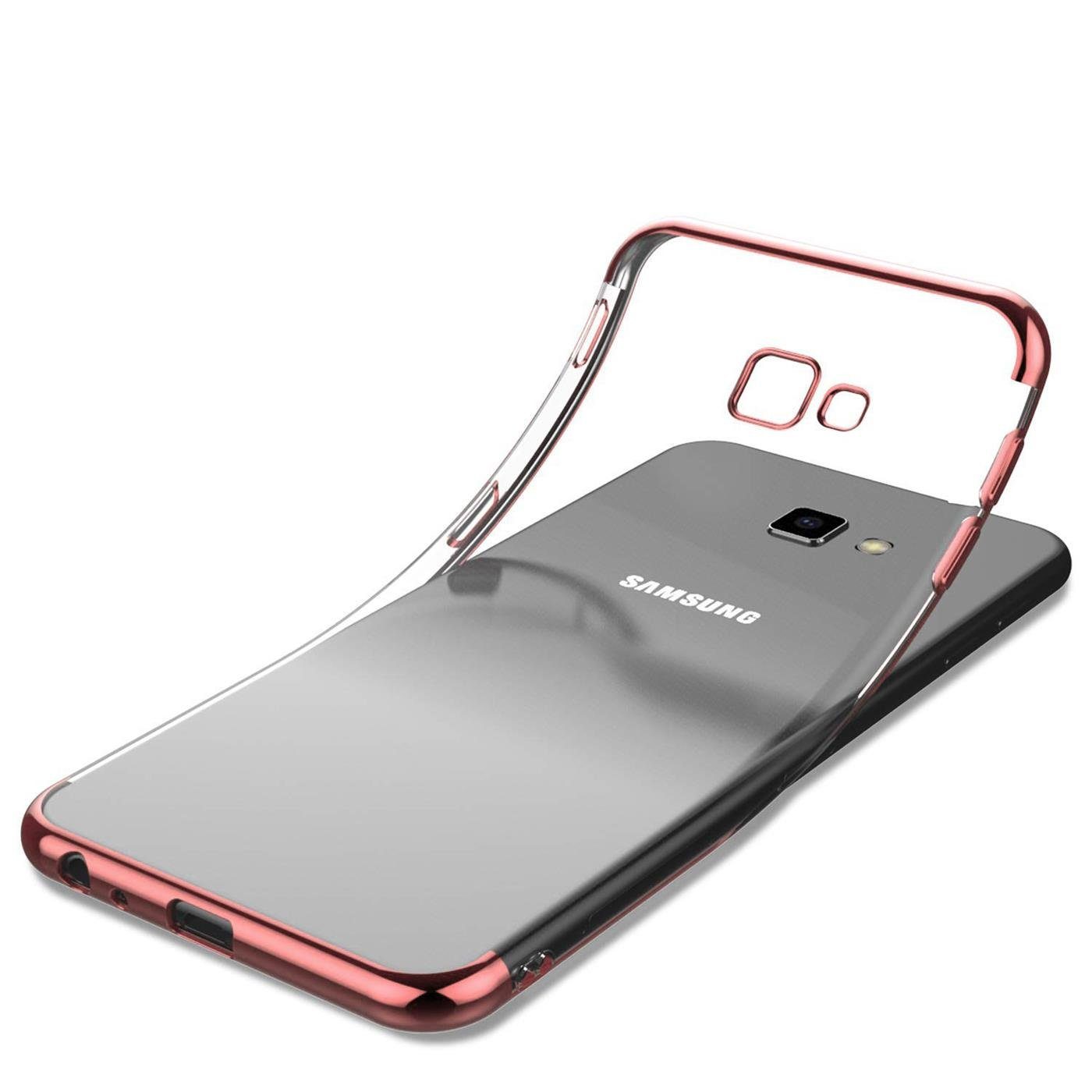 CoolGadget Handyhülle Slim Case Farbrand für Samsung Galaxy A3 2017 4,7 Zoll, Hülle Silikon Cover für Samsung A3 2017 Schutzhülle
