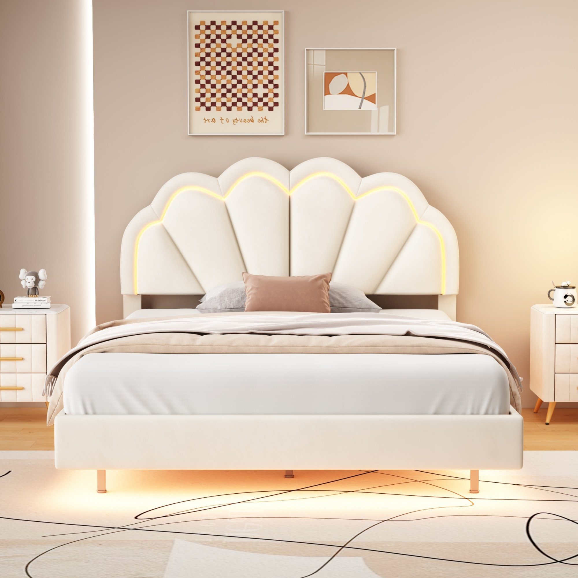 HAUSS SPOLE Polsterbett Polsterbett Funktionsbett Bettrahmen günstig online kaufen