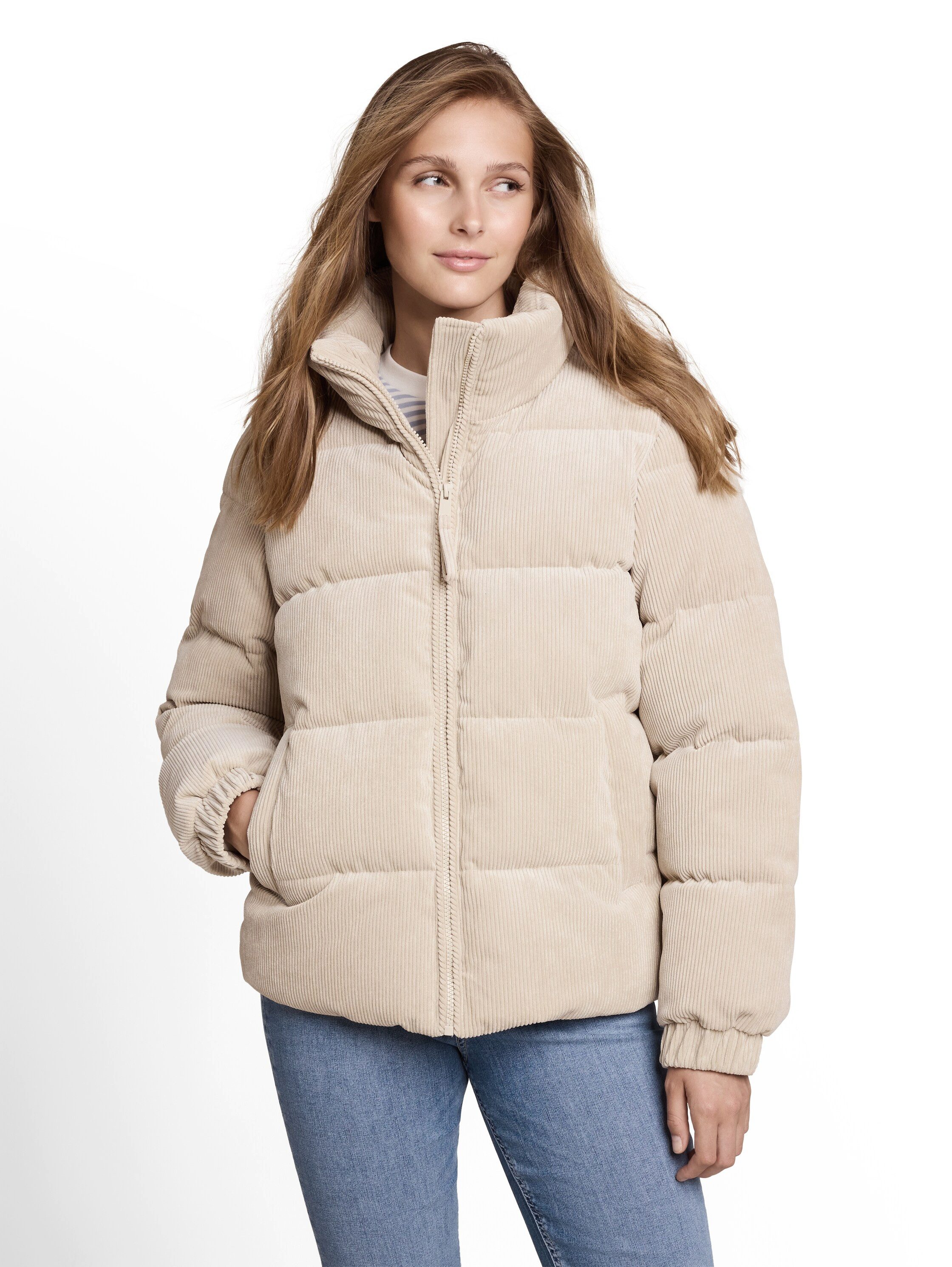 TOM TAILOR Denim Steppjacke mit Stehkragen