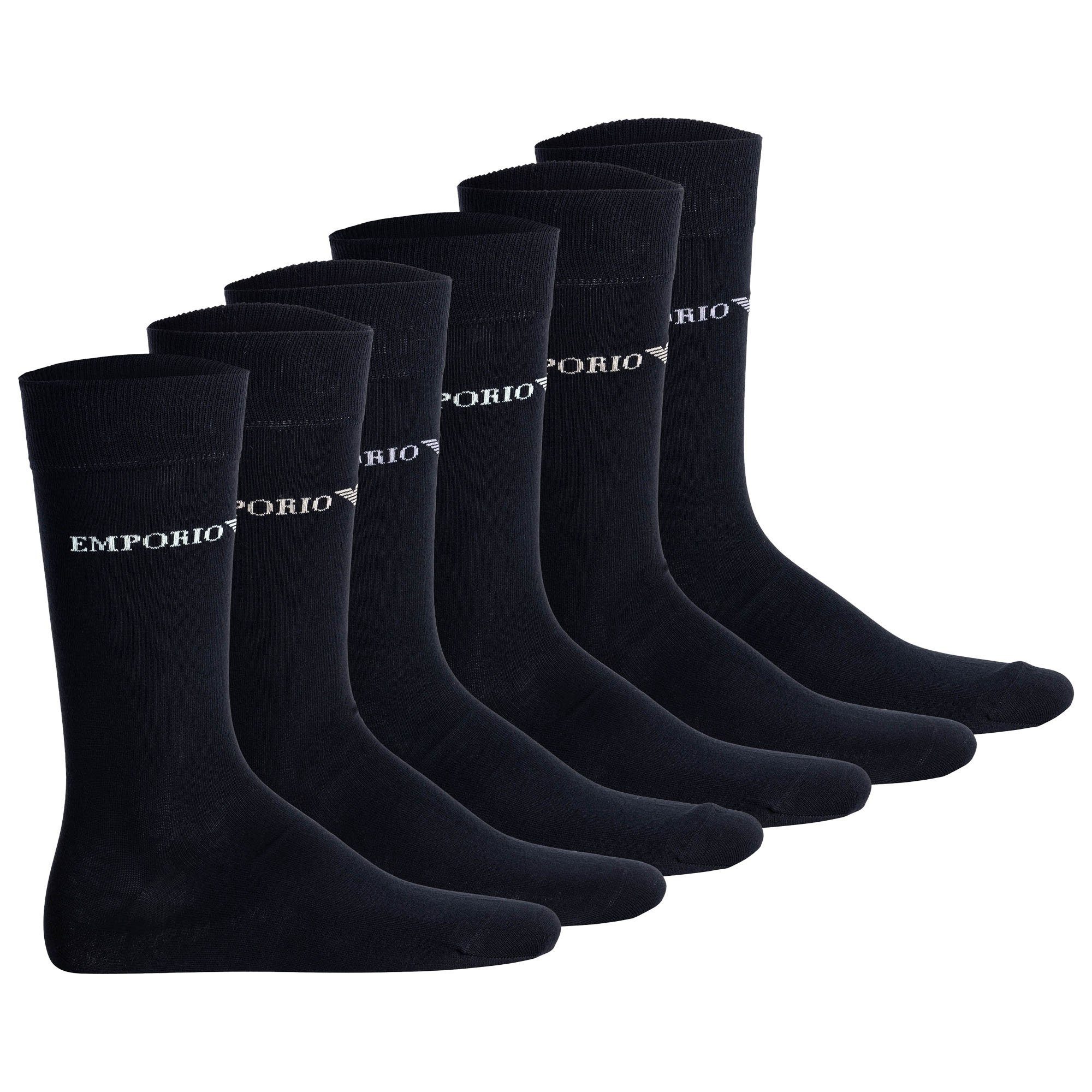 Emporio Armani Kurzsocken Herren Socken 6er Pack Baumwolle (Packung, 6er Pa günstig online kaufen