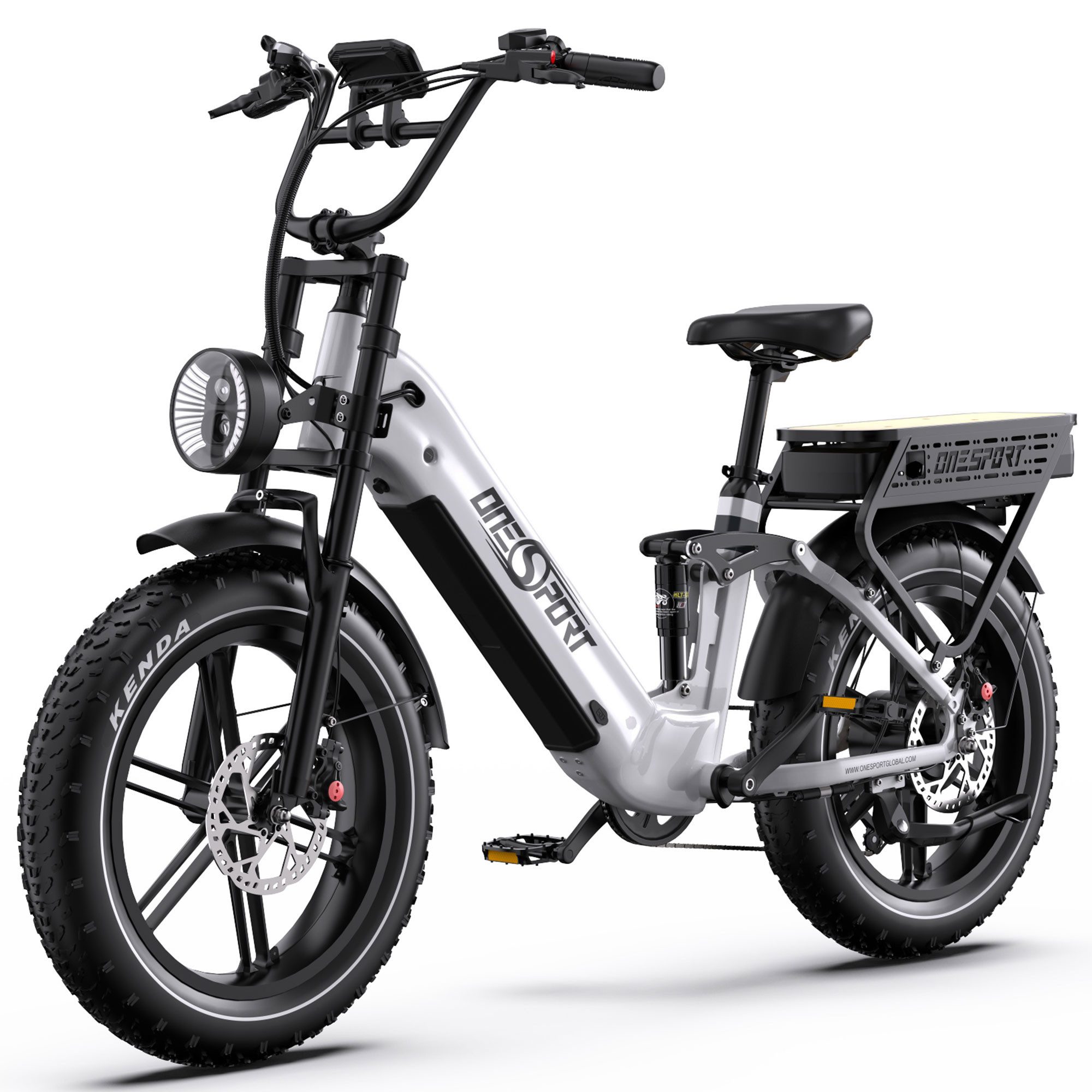 Onesport E-Bike Cityrad herren 1728WH Elektrofahrrad 204.0 Zoll 36AH 48V damen E-MBT, 7 Gang Shimano, Kettenschaltung, Heckmotor, 1728 Wh, Cityrad 7 Gang Shimano, hydraulischen Scheibenbremse, E-bikes