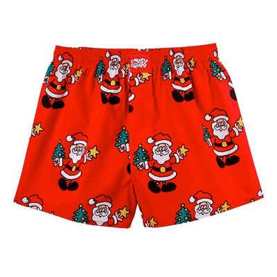 Lousy Livin Boxershorts »Santa - red« Weihnachtsshorts