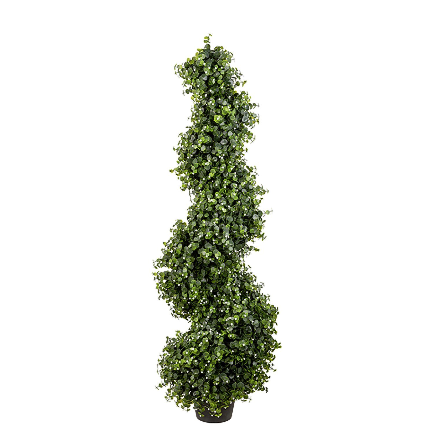 Kunstpflanze FINK Spirale Münzblatt - grün - H. 120cm x B. 30 cm, Fink