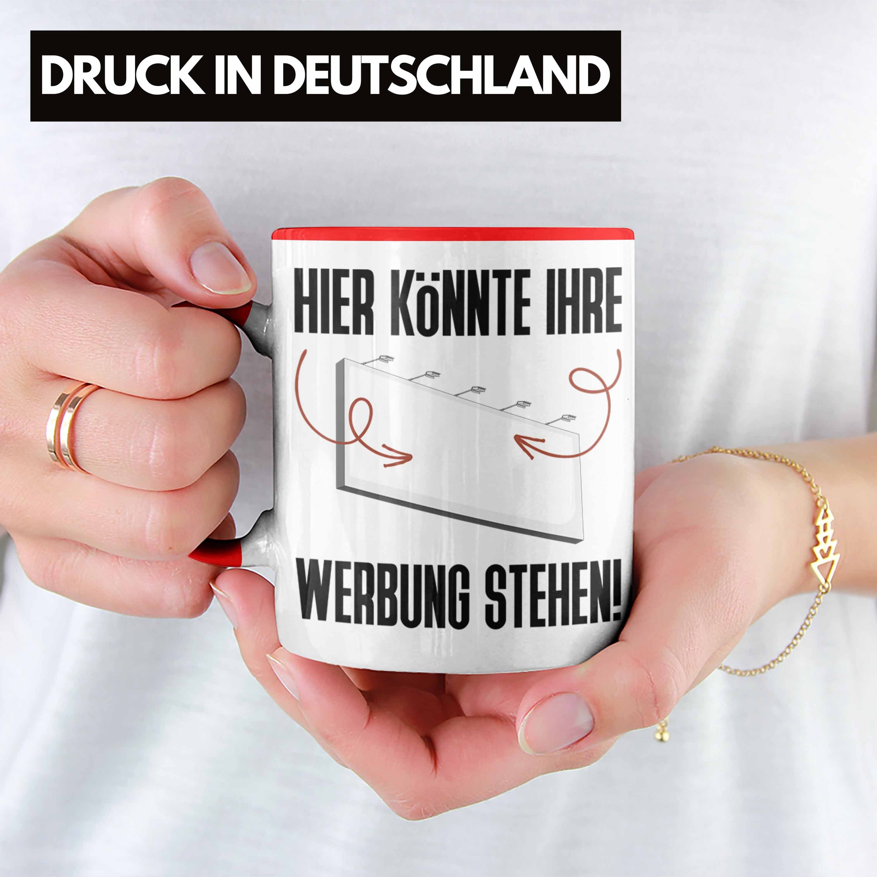 Geschenk Rot Werbung Könnte Trendation Stehen Tasse Deine Plakatwerbung Werbung Hier Tasse