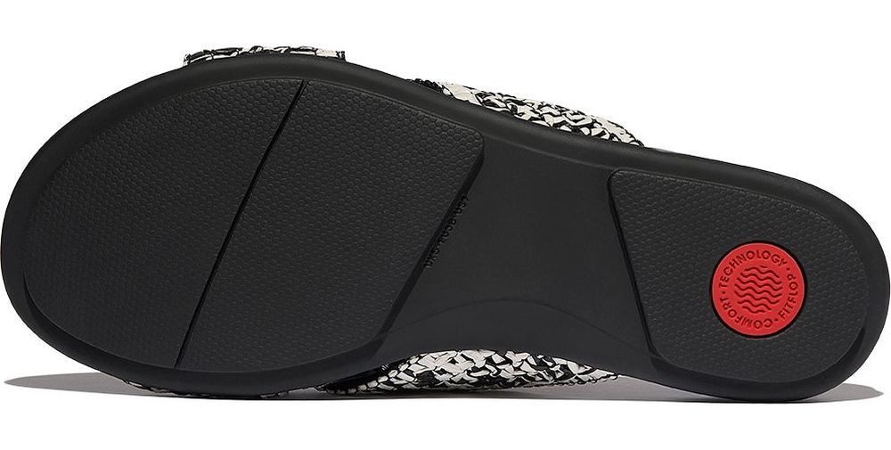 Fitflop Gracie Woven Cross Slides Sandale