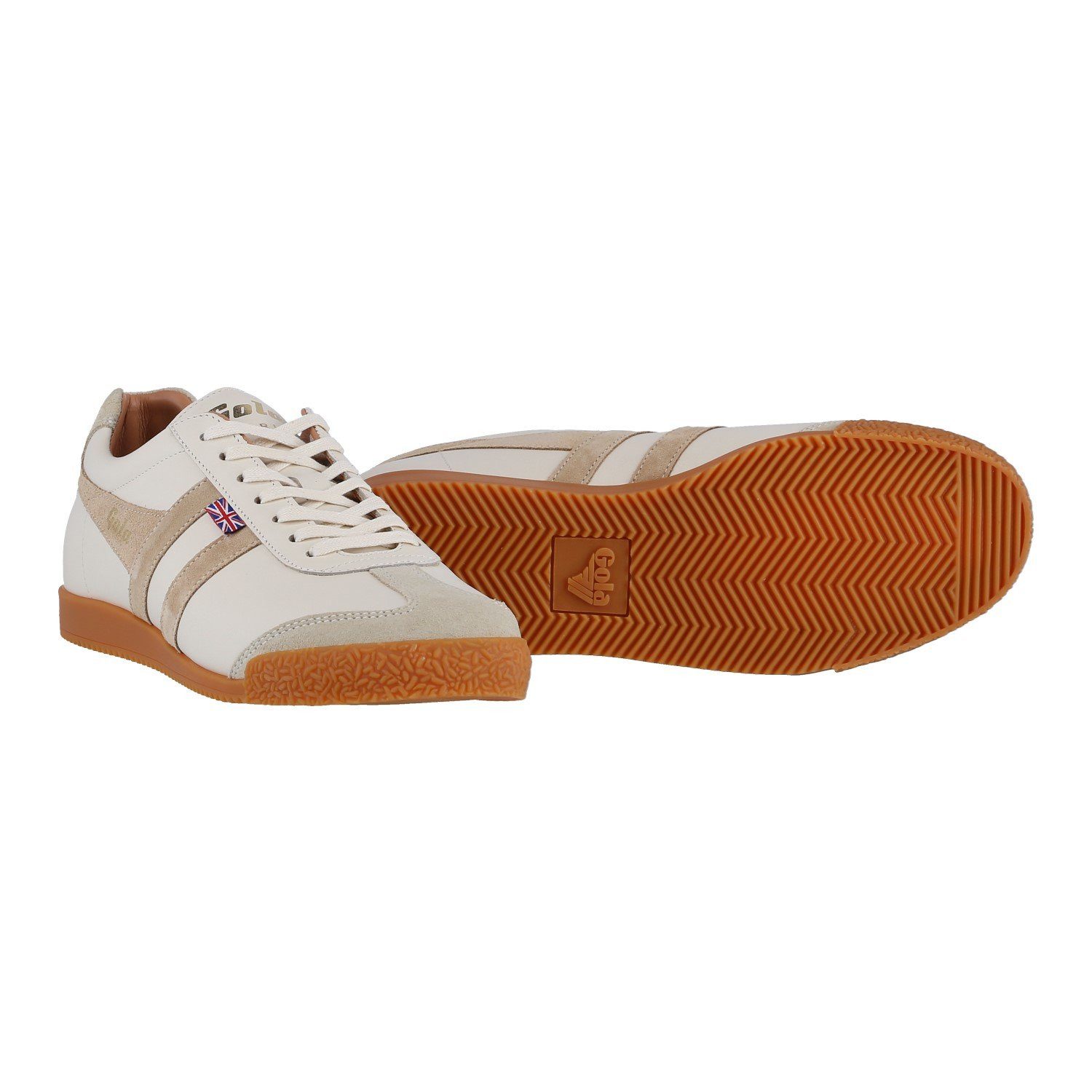 Gola Harrier Mayfair 2024 - Made in England - weiss/beige Herren Кросівки