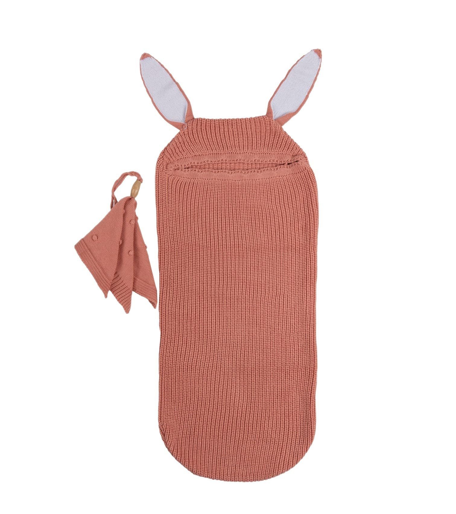 Minora Strickkleid Minora Baby Strickwaren Cocoon Swaddle Set, 0-8 Monate, Neugeborene