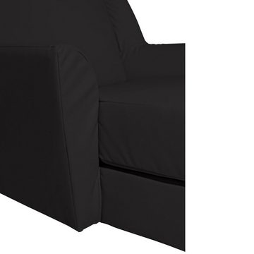 58 aufm Kessel XXL-Sessel XXL Sessel Karil Bezug Kunstleder Buche natur / schwarz 21904 (Sparpreis inkl. Kostenlosem Versand, 1-St), hochwertig verarbeitet,bequemer Sitz