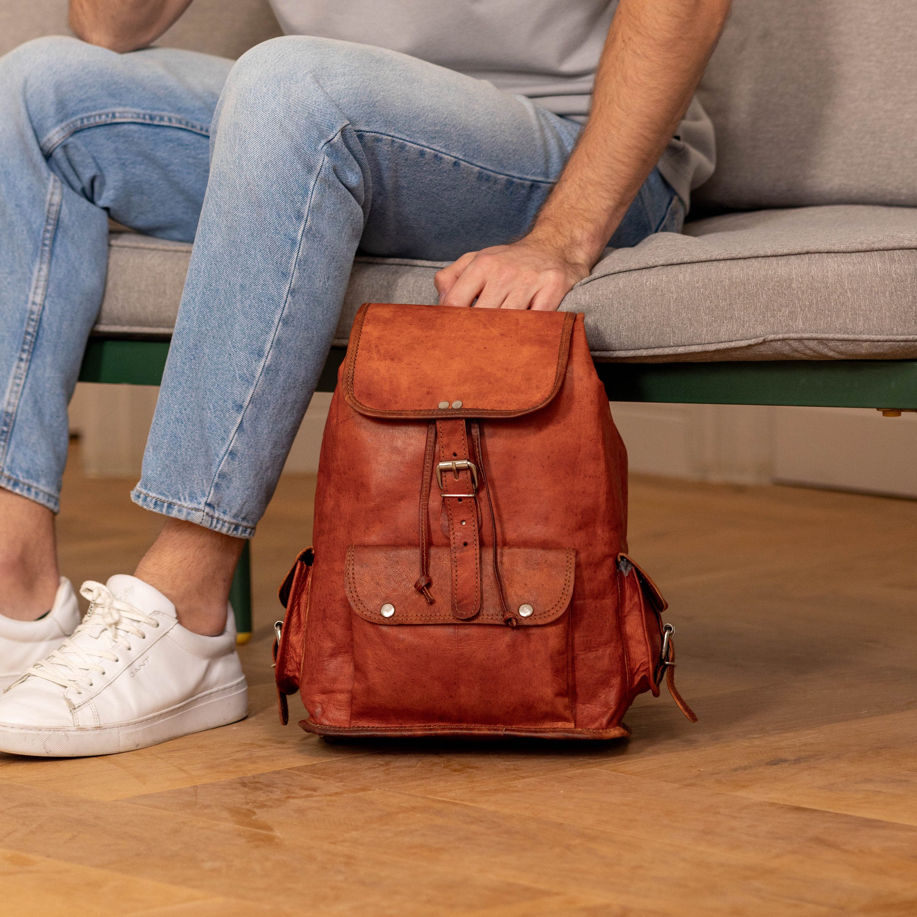 Gusti Leder Rucksack Gusti Leder Lederrucksack Bobbie 15" (1-tlg)