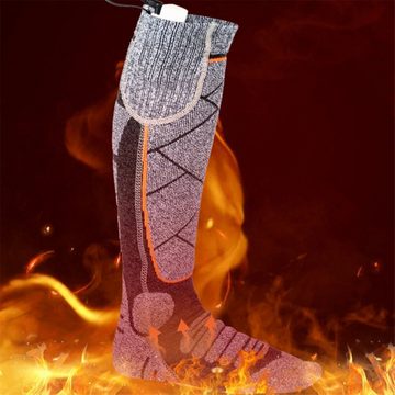 NASUM Skisocken Heizsocken - Warme Füße bei jedem Wetter verstellbare Temperaturmodi