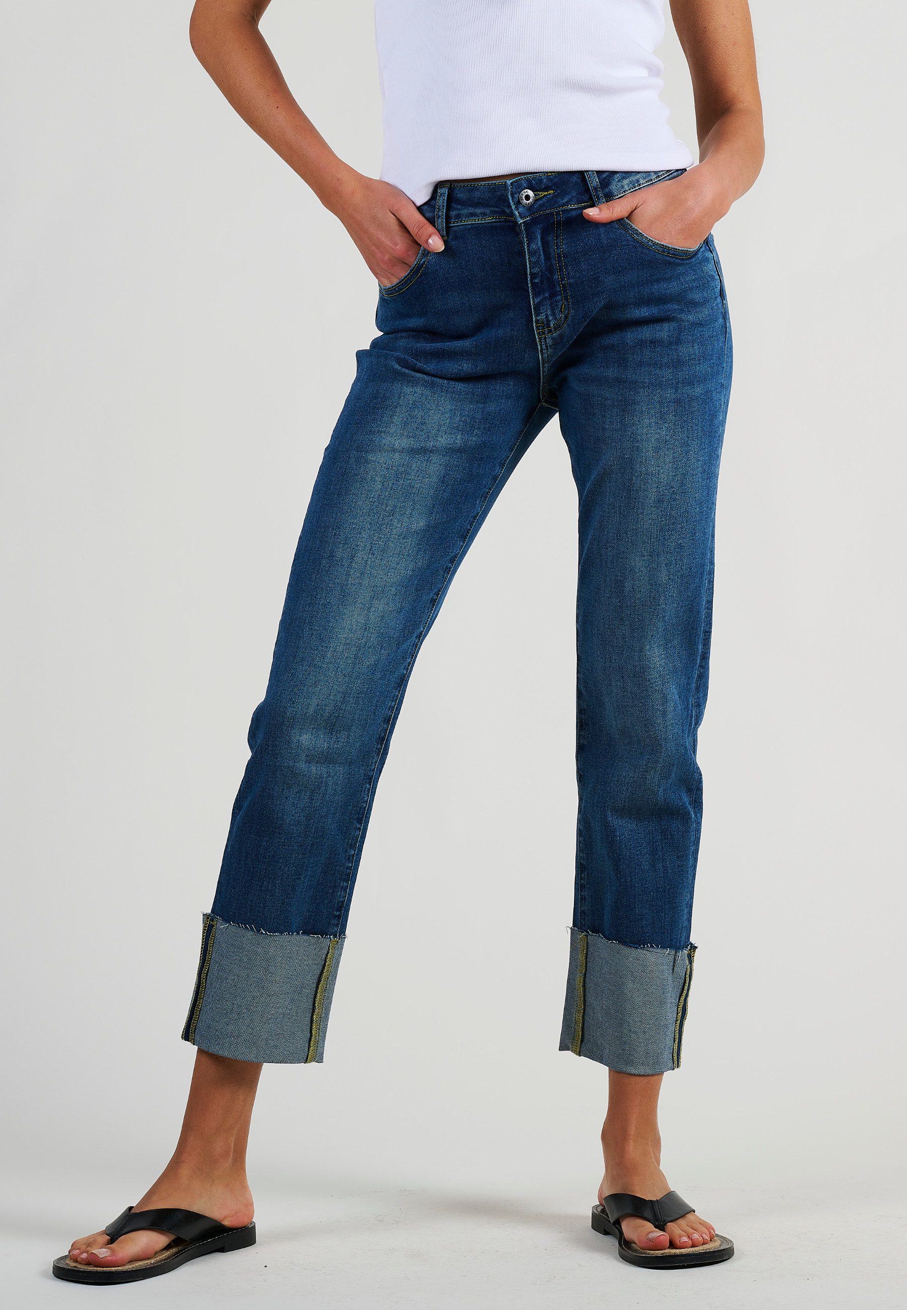 Straight-Jeans CITY CUFF