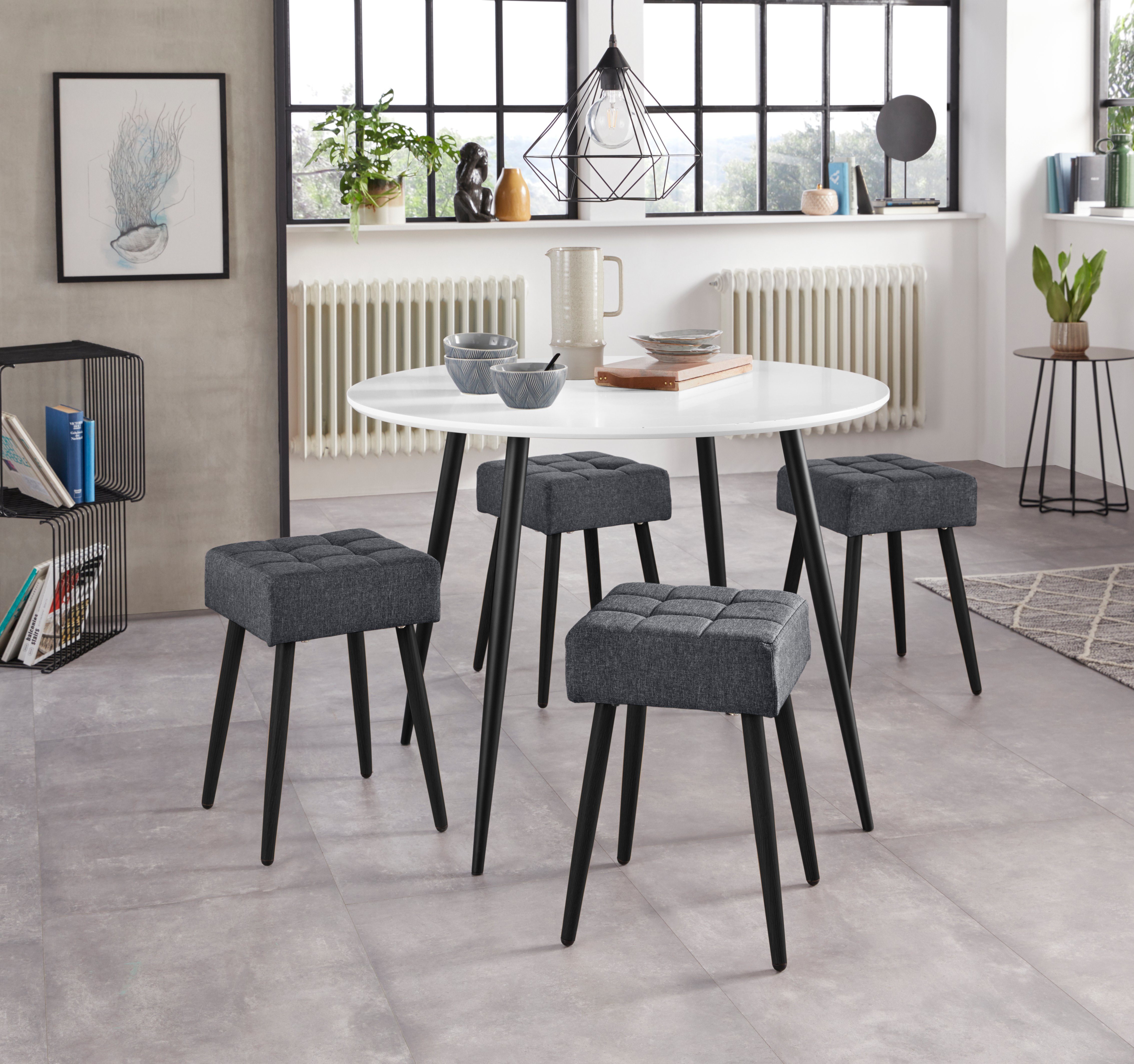 INOSIGN Hocker Louise (1 St), quadratische günstig online kaufen