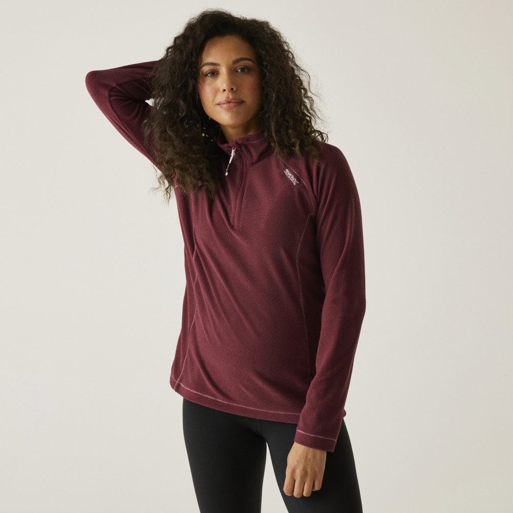 Regatta Langarmshirt Regatta Montes leichtes Fleece mit halblangem Reißverschluss für Damen