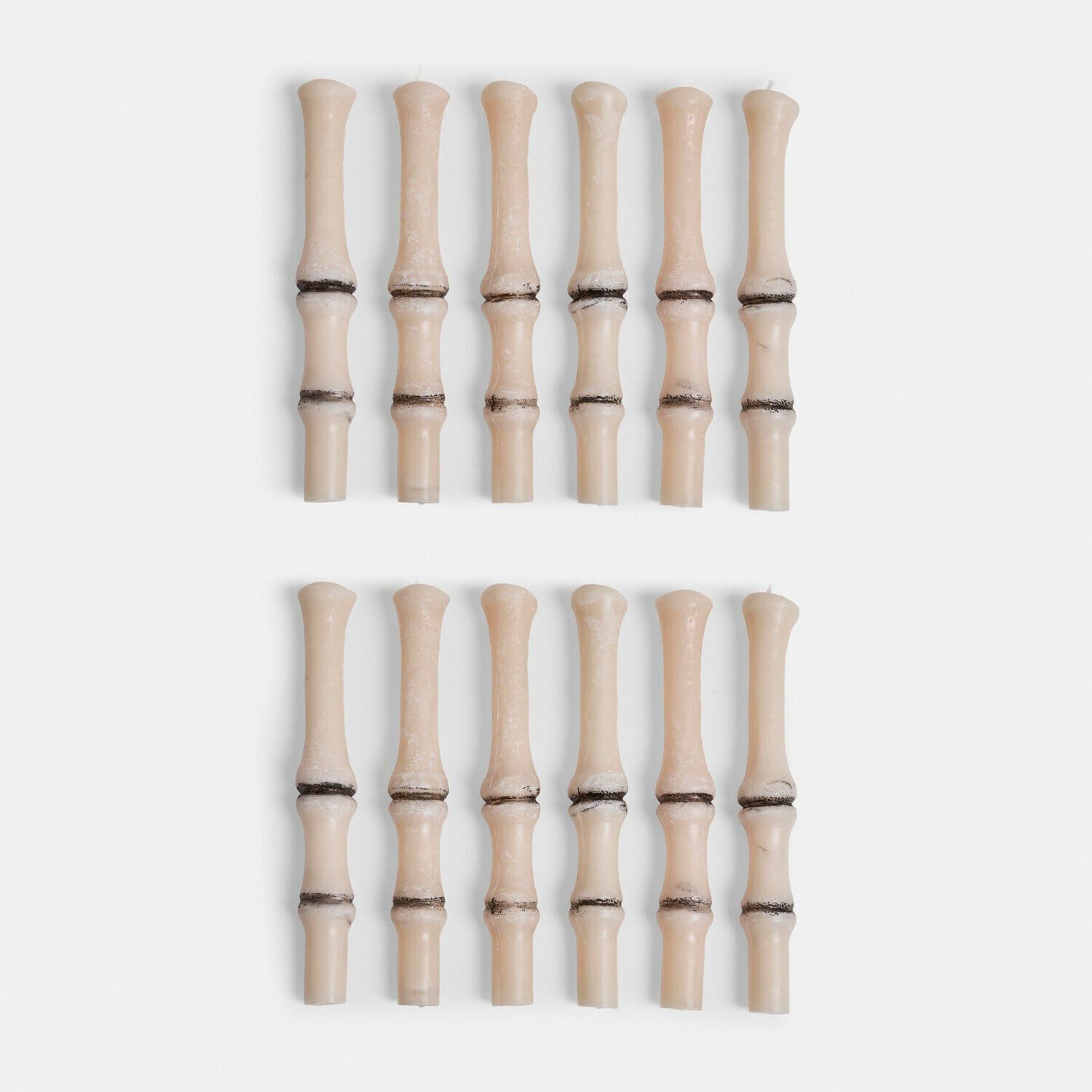 Mirabeau Stumpenkerze Kerze 12er Set Saelith creme (12er Set, 12er Set)