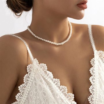 Fivejoy Charm-Kette Lange Kette, Körperkette Mode minimalistische Braut Halskette