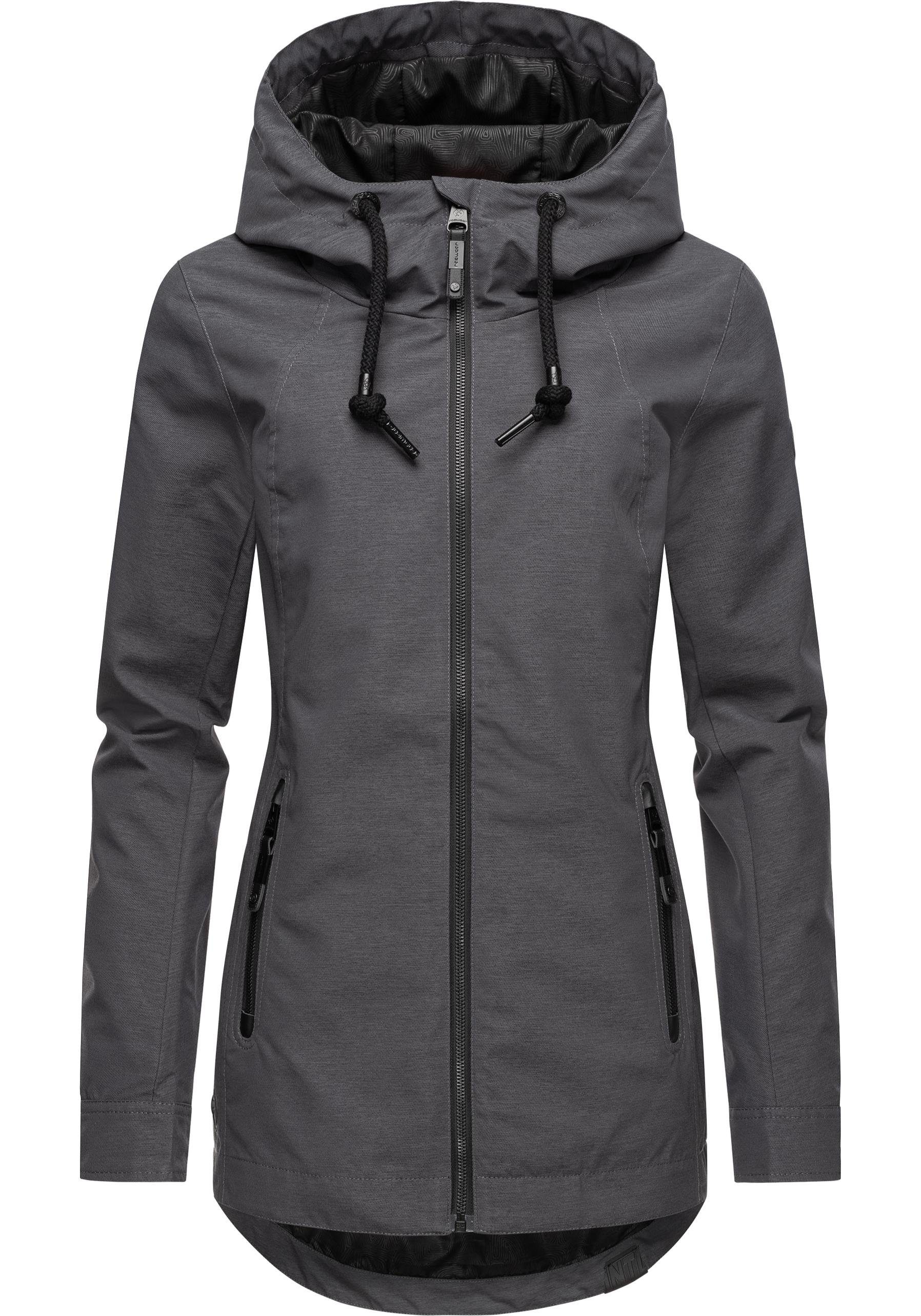 Ragwear Outdoorjacke Zuzka stylische Übergangsjacke mit großer Kapuze günstig online kaufen