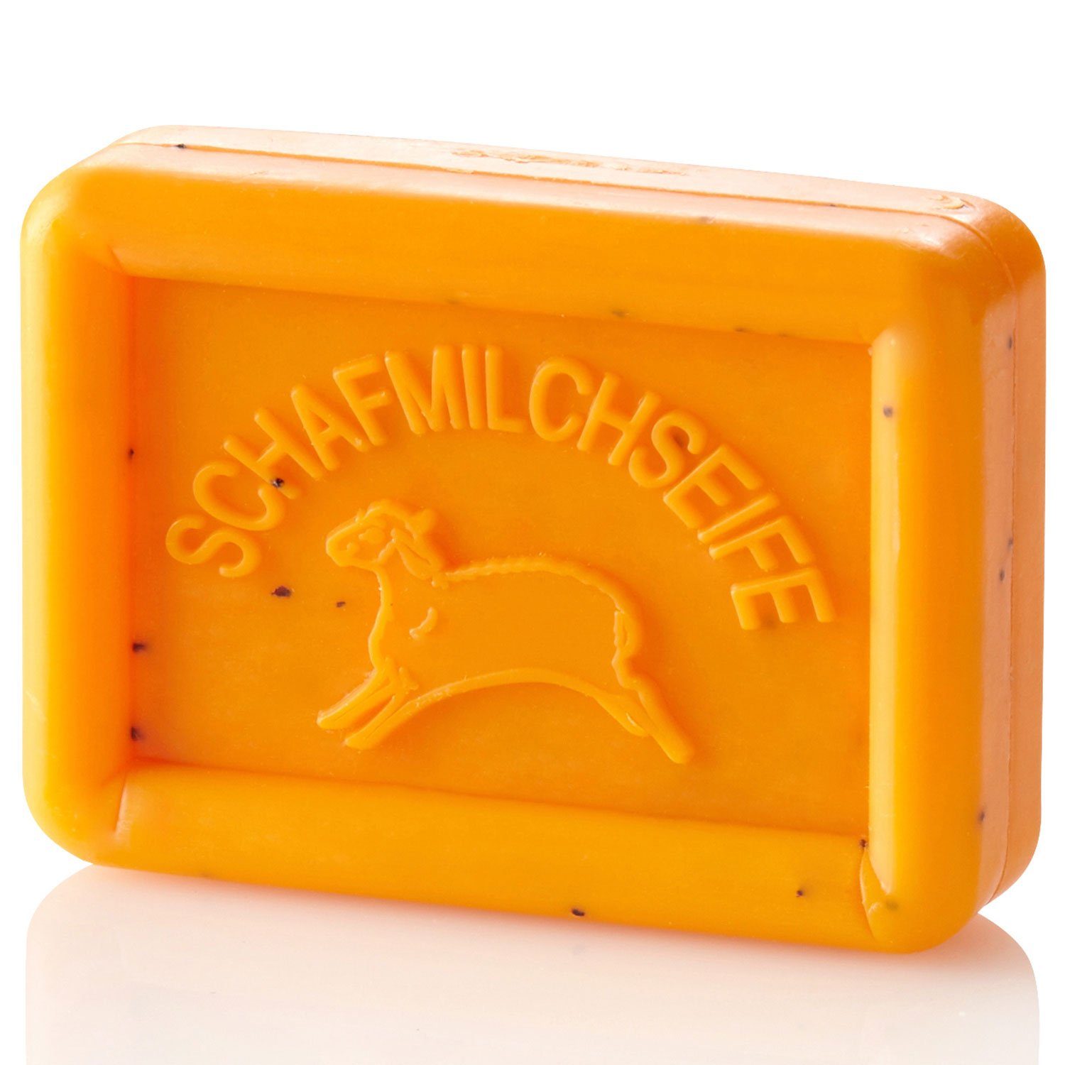 Ovis Handseife Schafmilchseife Naturseife "Mango" aus Österreich, Blockseife