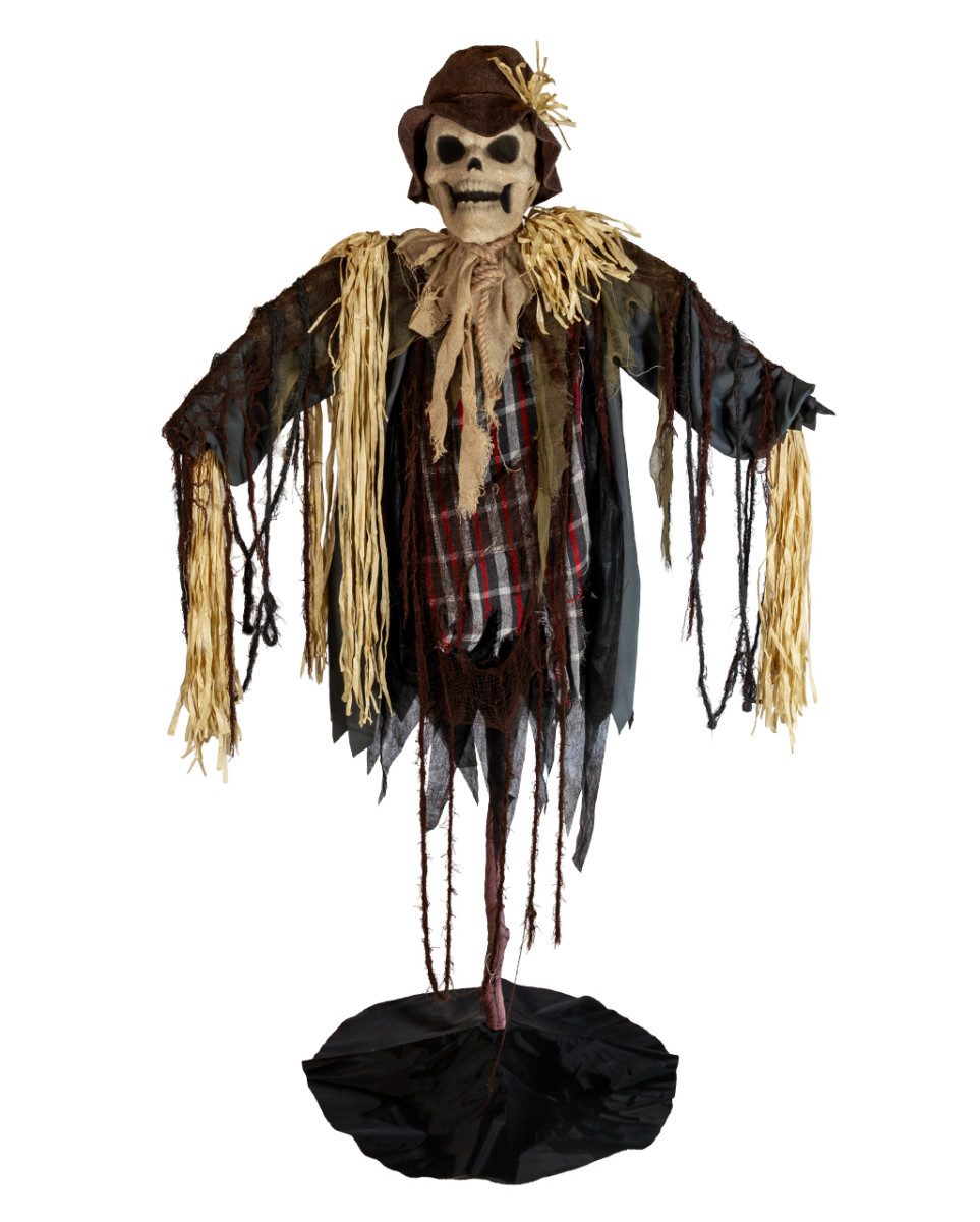 Horror-Shop Dekoobjekt Sinister Scarecrow Halloween Animatronic 182cm – J