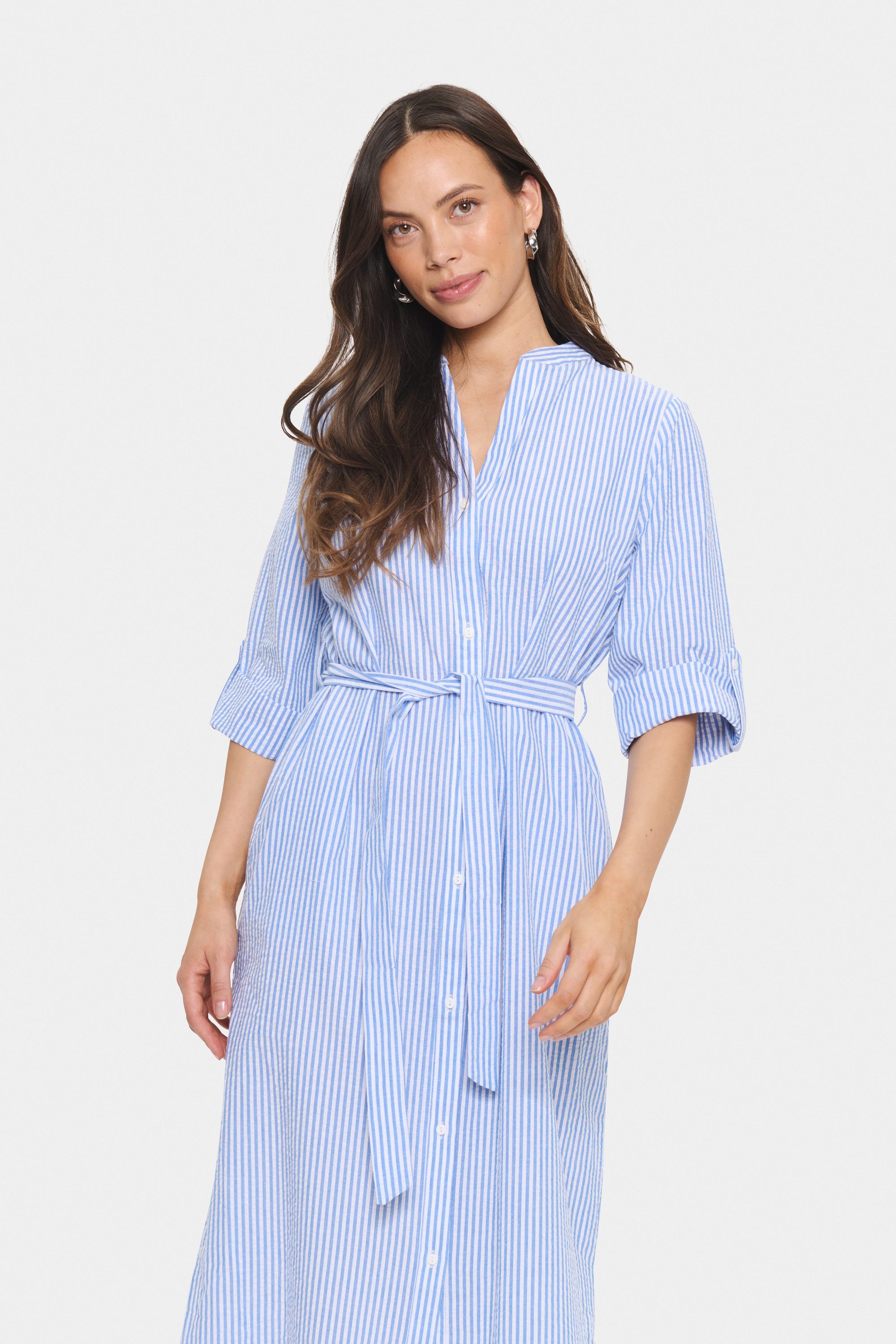 Saint Tropez Blusenkleid Kleid HaddaSZ günstig online kaufen