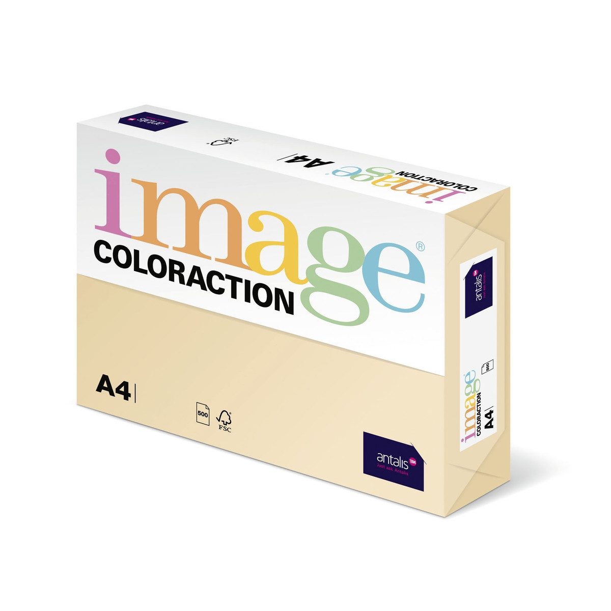 ANTALIS Drucker- und Копировальная бумага Копировальная бумага image COLORACTION 160g/m² creme DIN A4 250 Blatt