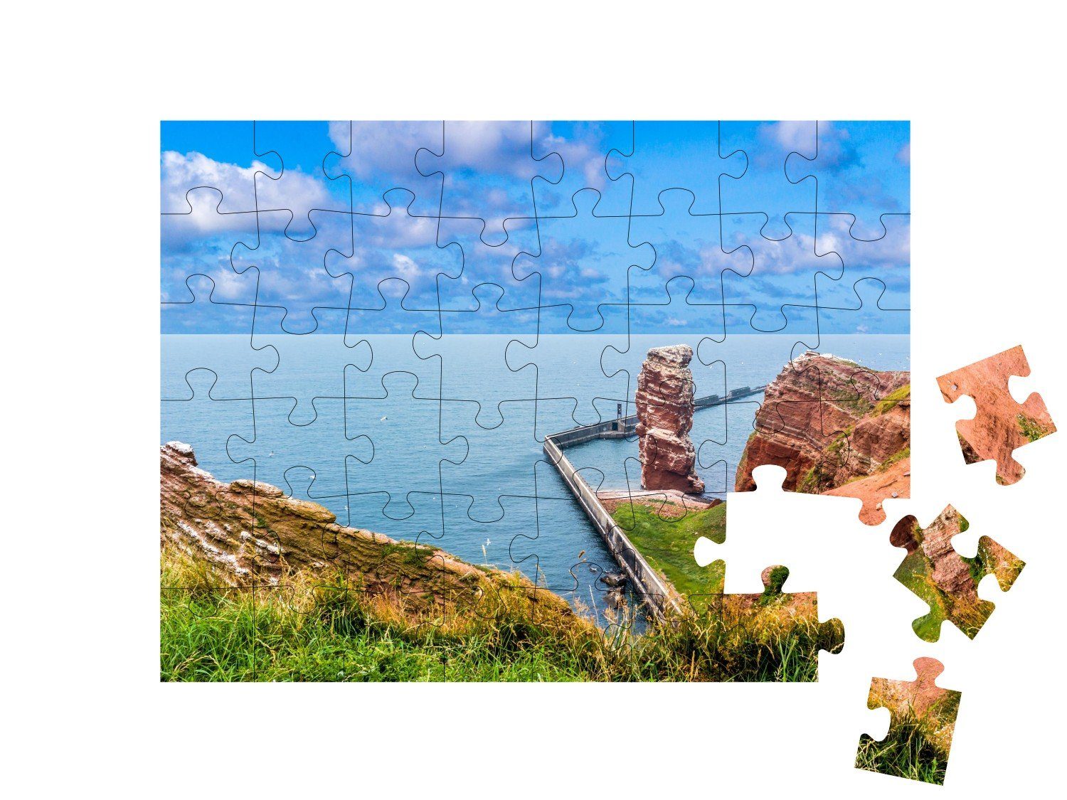 von Nordseeküste Die Puzzleteile, Helgoland, 48 puzzleYOU-Kollektionen puzzleYOU Puzzle