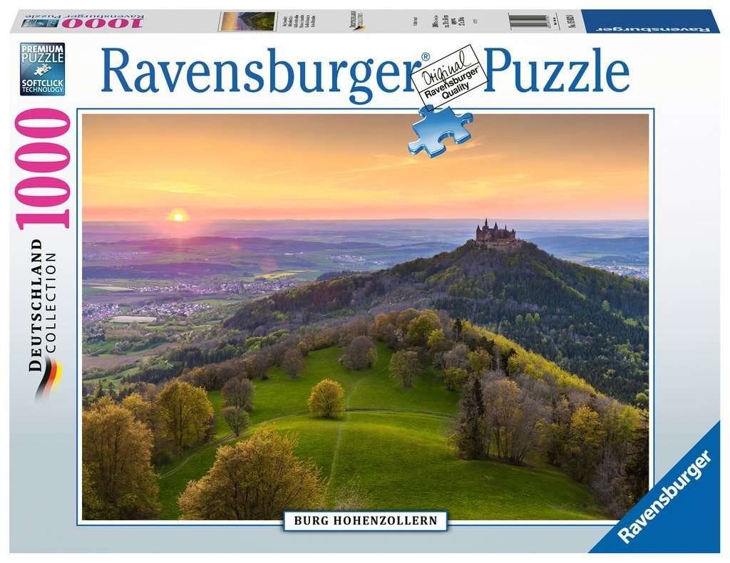 Ravensburger Puzzle Pz. Burg Hohenzollern 1000T, Puzzleteile