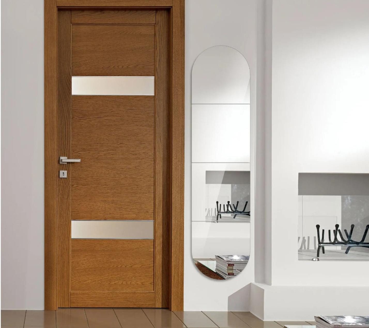 Minicloss Wandspiegel 4 Stück Ganzkörperspiegel für Wände,Wandmontage, Rahmenlos (4-St)