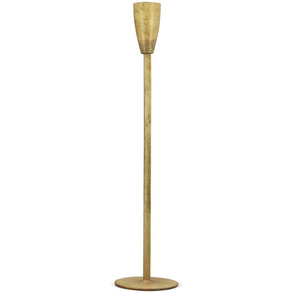 matches21 HOME & HOBBY Kerzenständer Kerzenständer Leuchter Stabkerze Kerzenhalter gold 49,5 cm