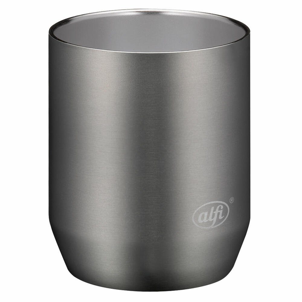 Alfi Thermobecher City Drinking Cup Cool Grey Matt, 280 ml, Edelstahl | Thermoflaschen