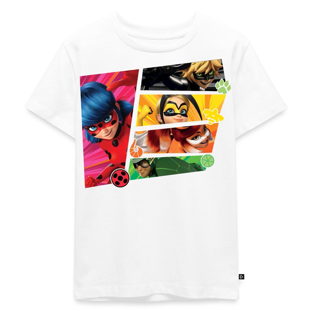 Spreadshirt T-Shirt Miraculous Superhelden Kinder Premium T-Shirt (1-tlg)