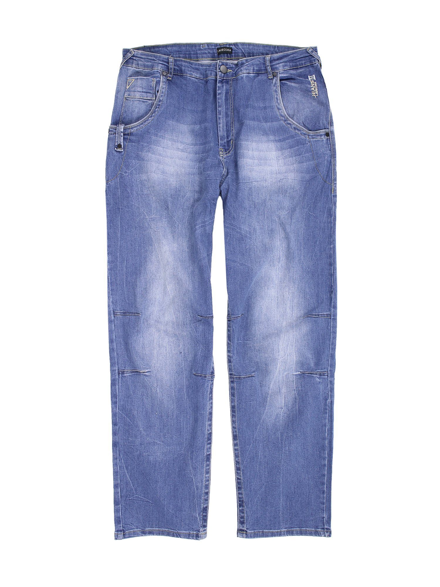 Lavecchia Comfort-fit-Jeans Übergrößen Herren Jeanshose LV-601 Stretch mit  Elasthan
