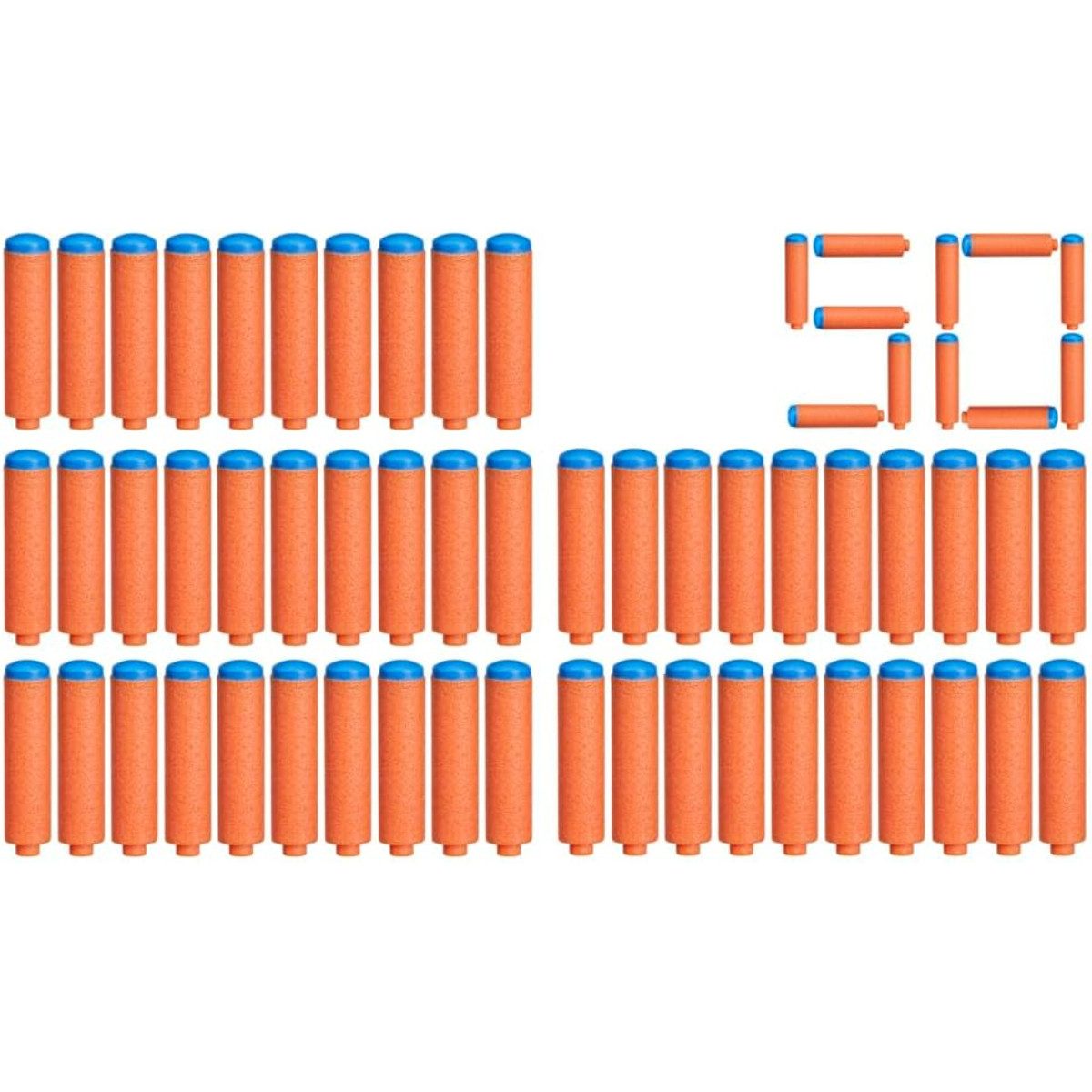 Nerf Blaster NERF N Series N1 Ersatzdarts 50 Stück für kompatible Blaster