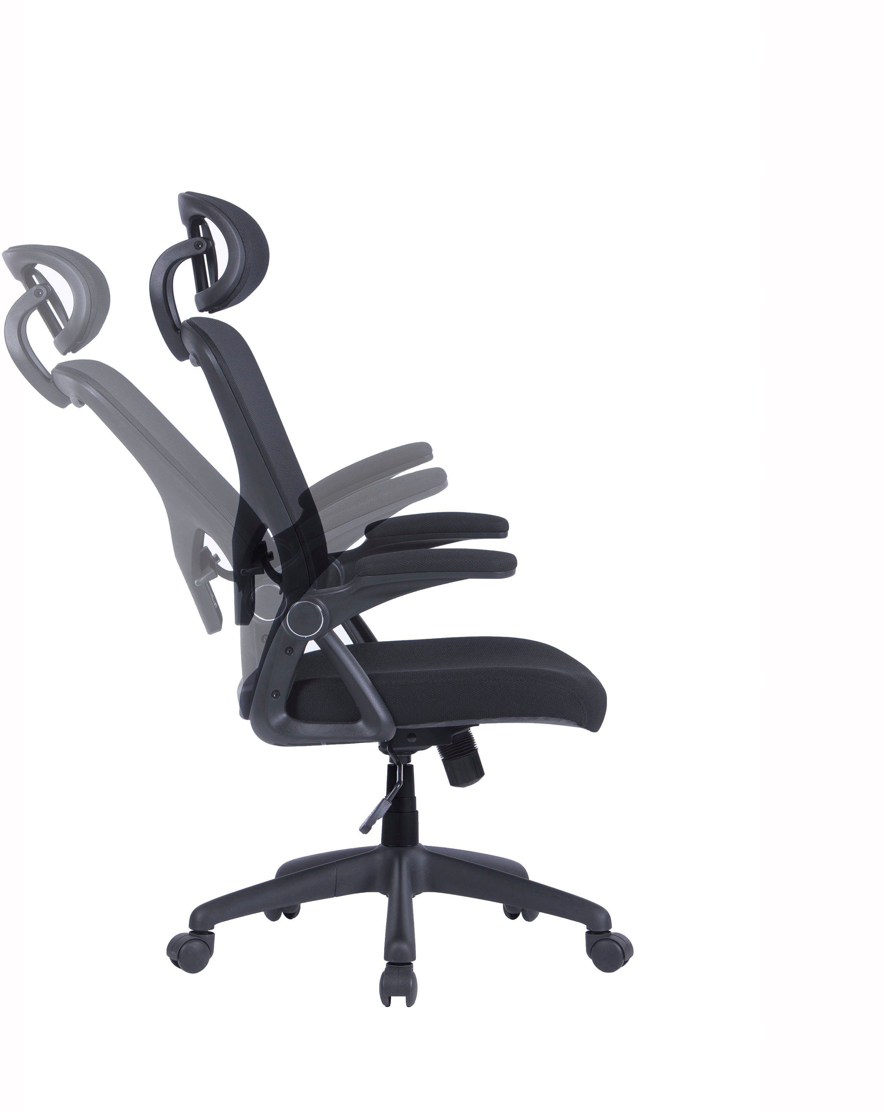 Einstellungsmöglichkeiten byLIVING Drehstuhl Flex mit moderner vielen (1 St), Bürostuhl