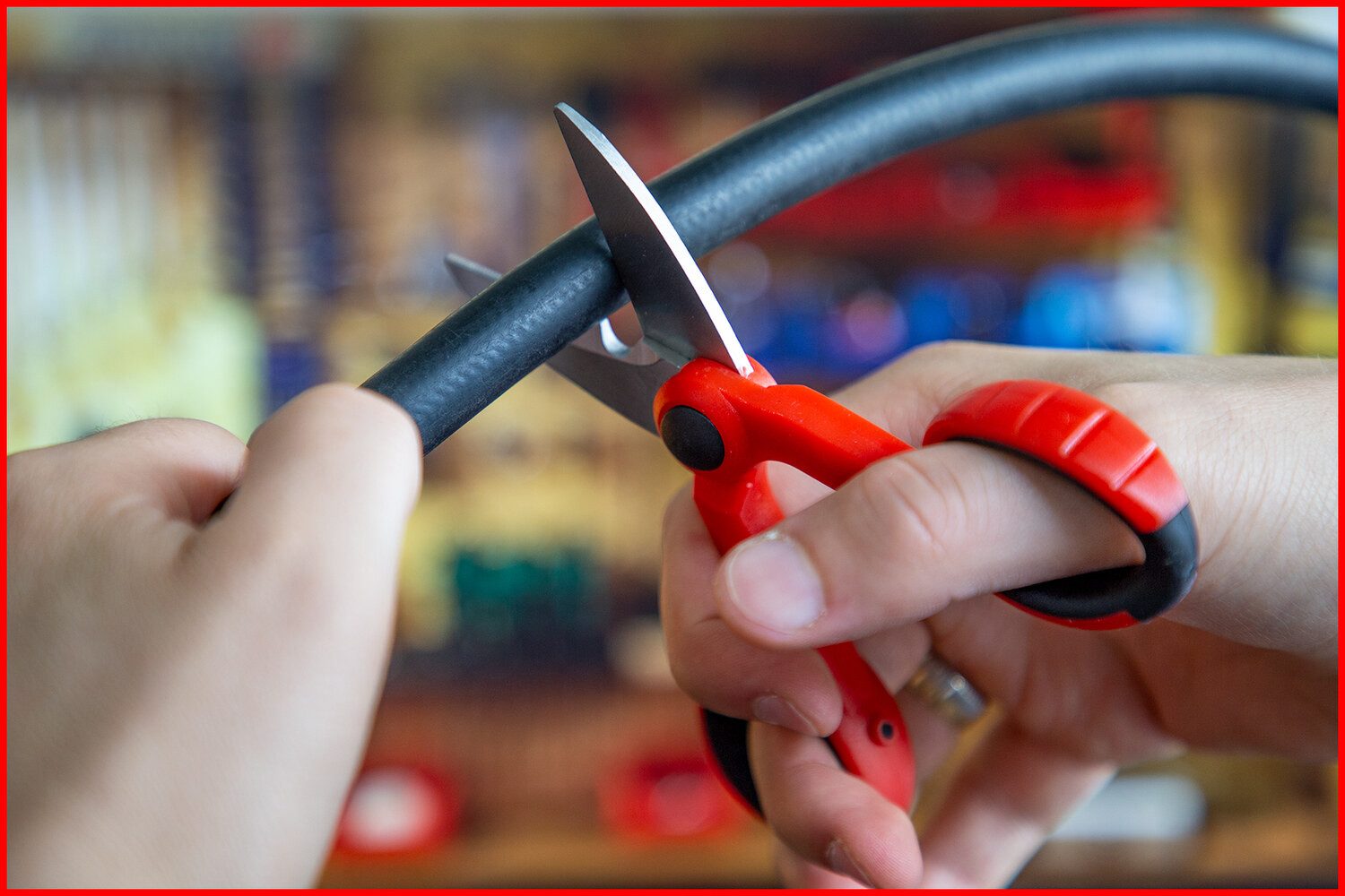 KS Tools Elektrikerschere, Universal-Werkstattschere