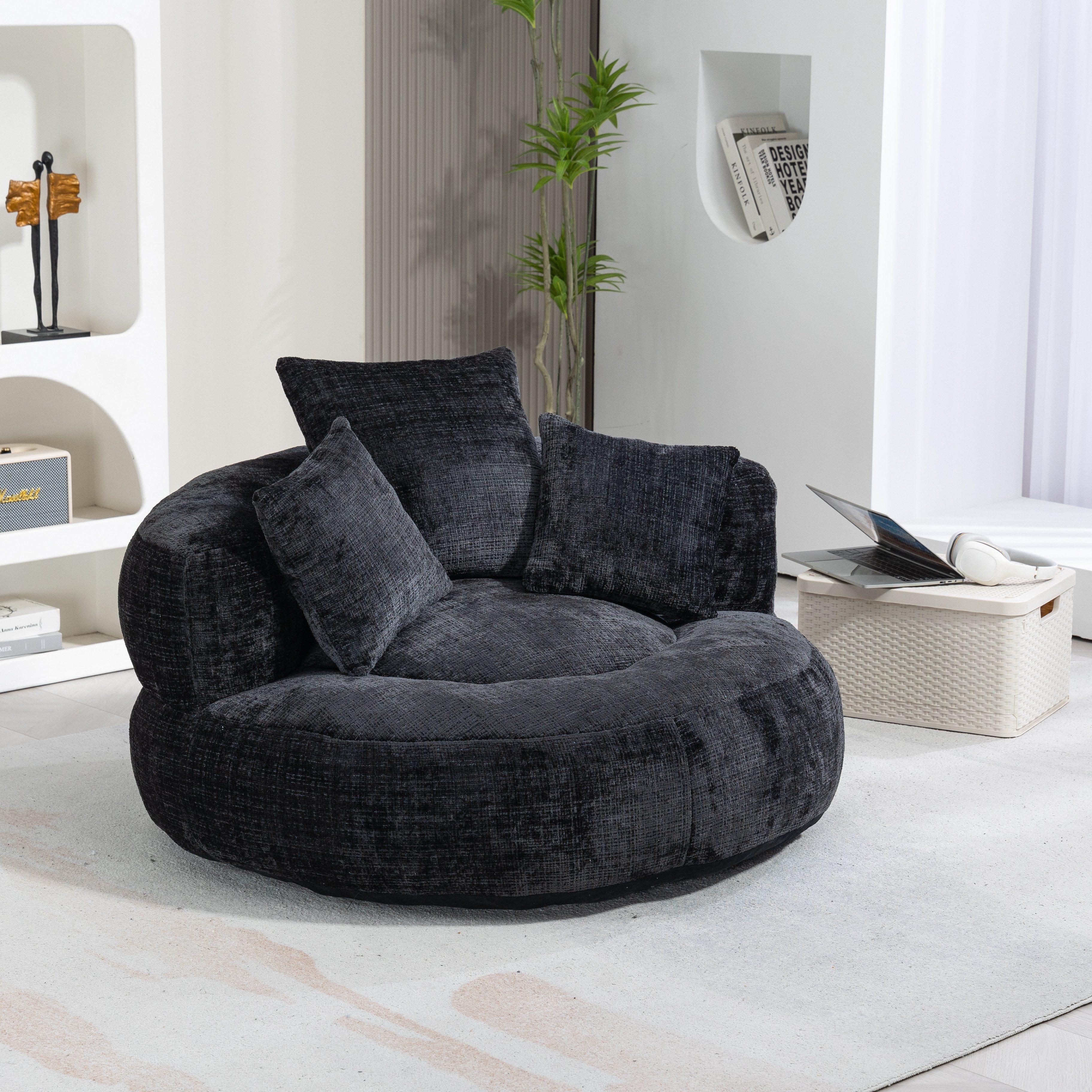 STILVORA Relaxsessel Indoor & Outdoor Sitzsack bean bag sofa mit hohen Rück günstig online kaufen