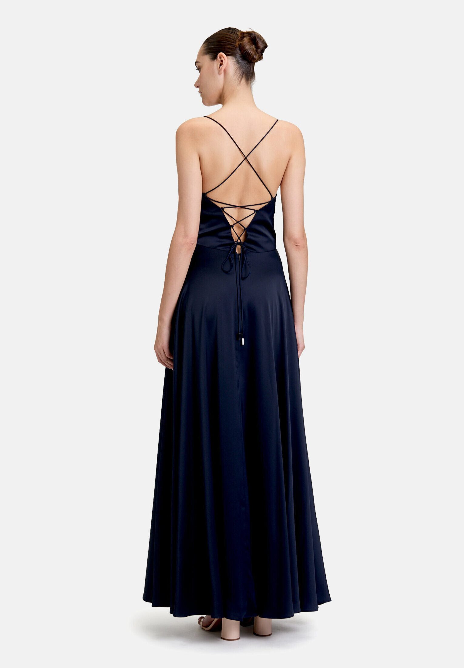 Vera Mont Abendkleid Damen mit Wasserfallausschnitt Material