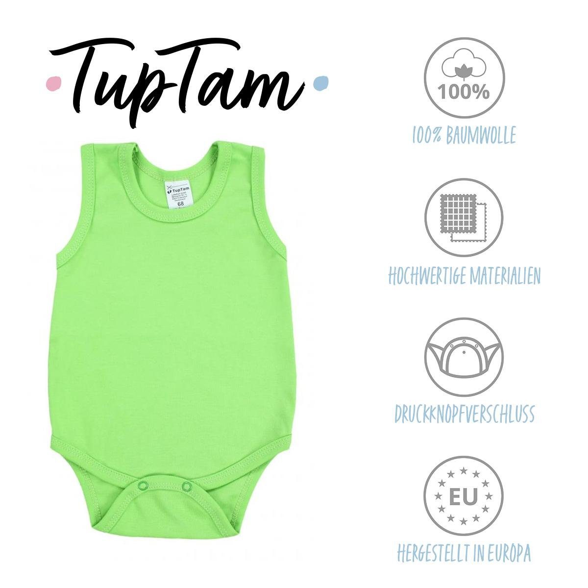 TupTam Body TupTam Pack Unifarben Farbenmix 1 in Baby Jungen Achselbody 5er