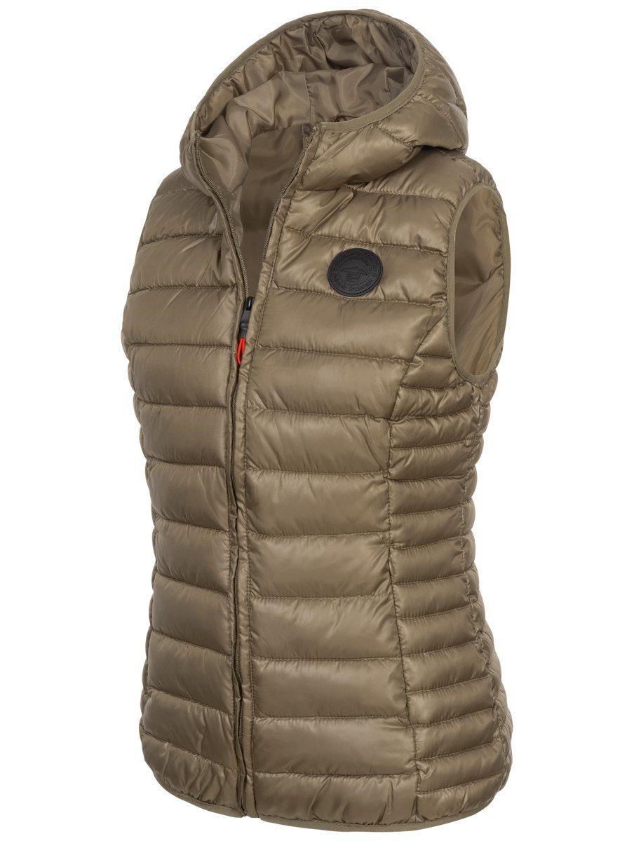 Geographical Norway Steppweste Stepp weste Kapuze günstig online kaufen