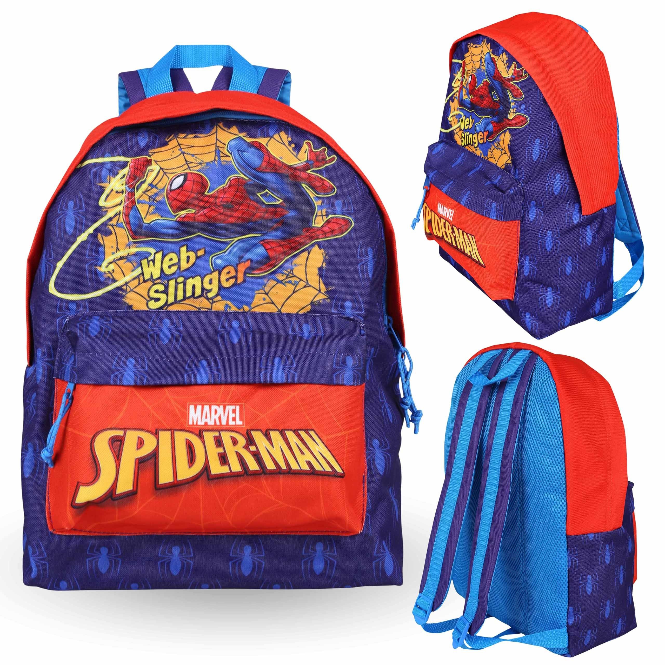 MARVEL Schulrucksack MARVEL SpiderMan Dunkelblauer Schulrucksack für Jungen, 29x24x9 cm