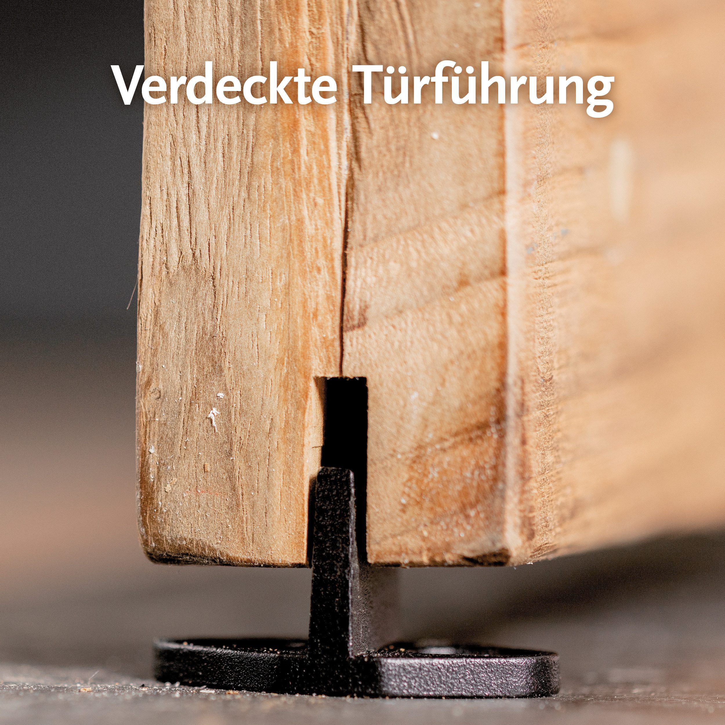 INDO Türbeschlag Schiebetür mit Schrauben Laufschiene Komplett-Set (50 Teil günstig online kaufen