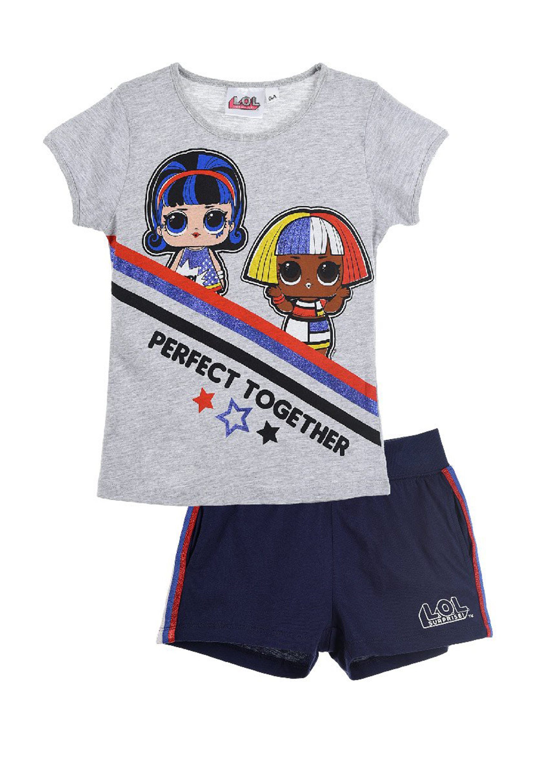 L.O.L. SURPRISE! T-Shirt & Shorts Perfect Together T-Shirt Bekleidungs-Set (2-tlg)